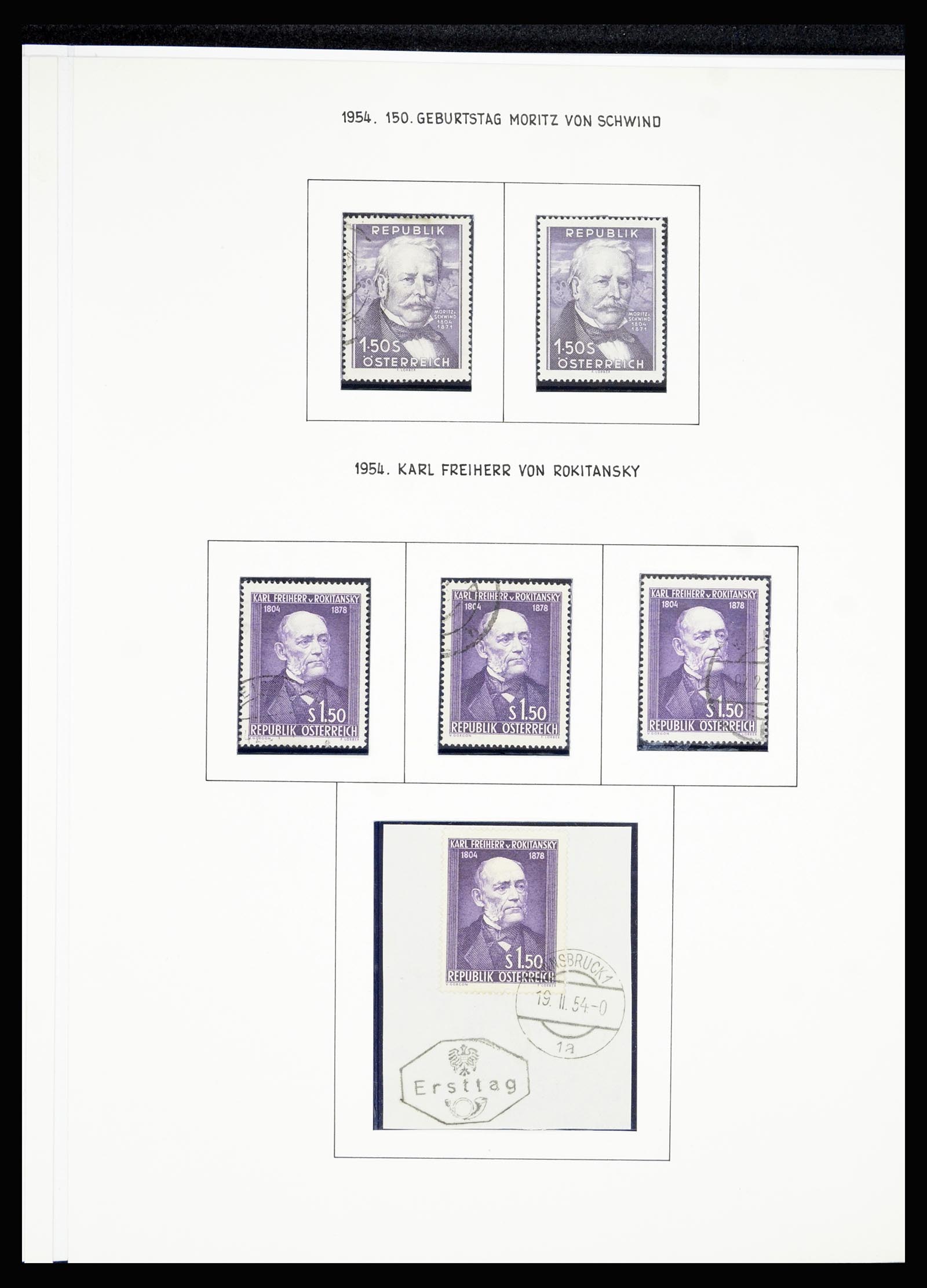 36764 092 - Postzegelverzameling 36764 Oostenrijk 1850-1980.