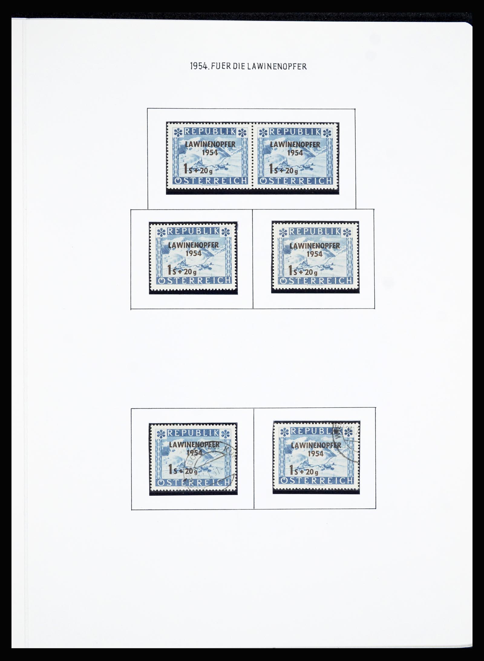 36764 096 - Postzegelverzameling 36764 Oostenrijk 1850-1980.