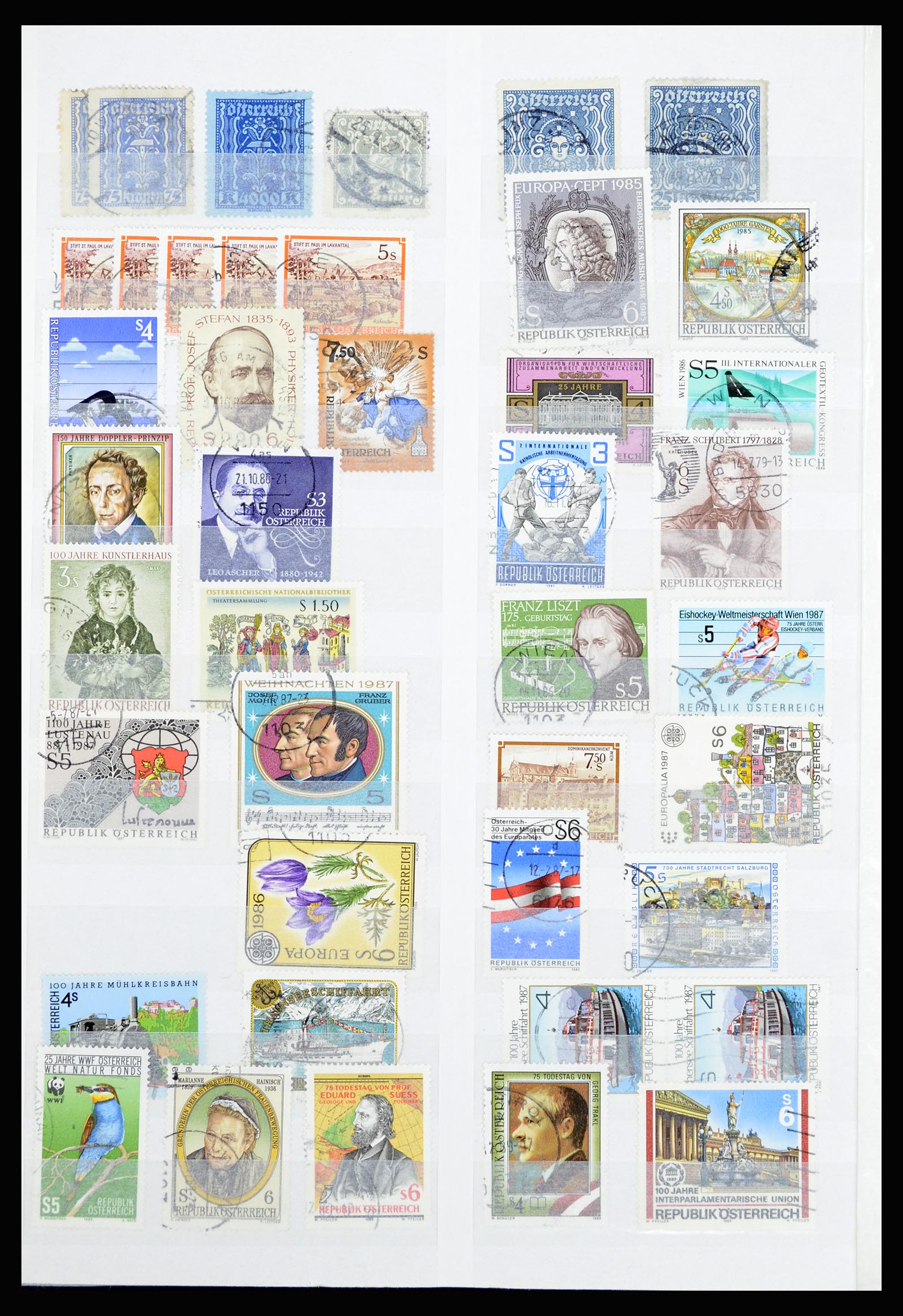 36764 165 - Postzegelverzameling 36764 Oostenrijk 1850-1980.