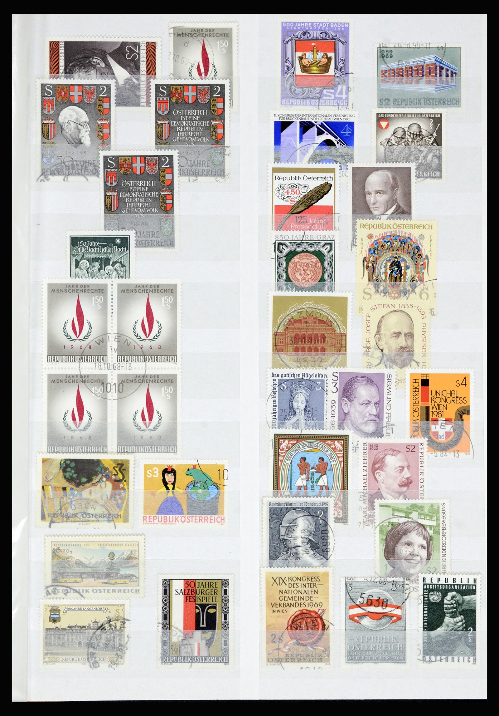 36764 198 - Postzegelverzameling 36764 Oostenrijk 1850-1980.