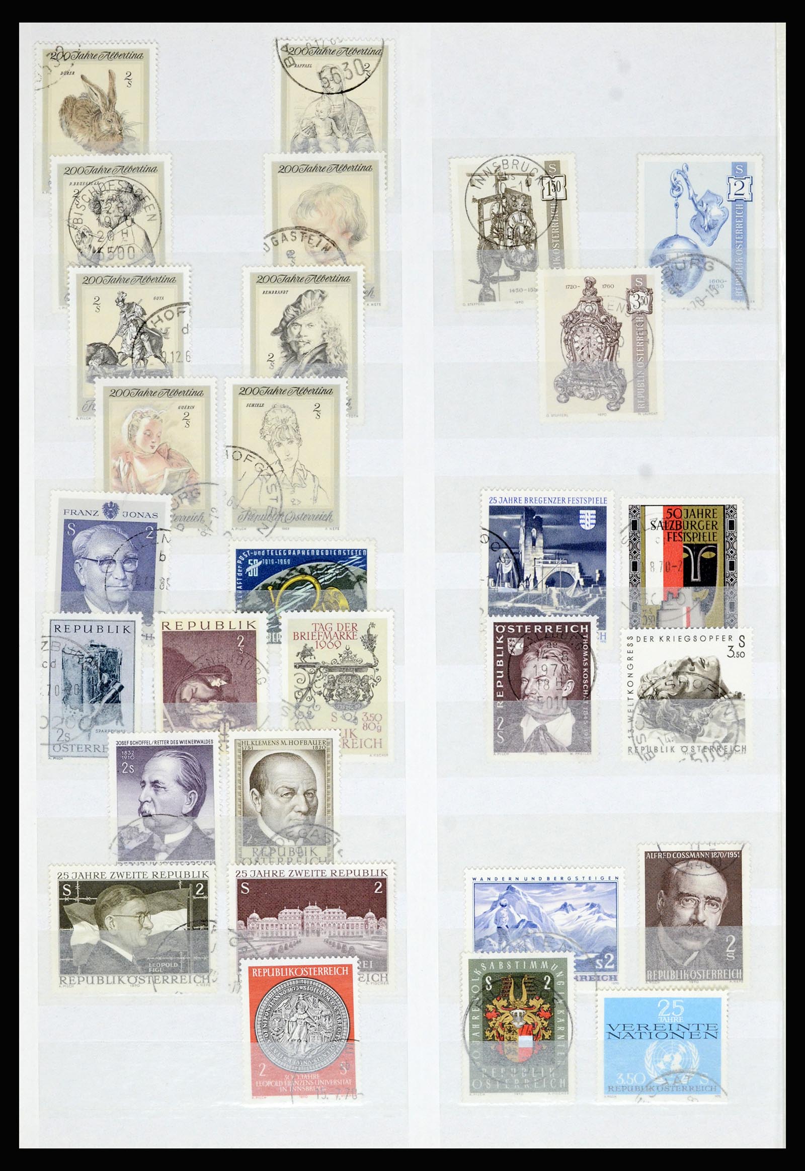 36764 199 - Postzegelverzameling 36764 Oostenrijk 1850-1980.