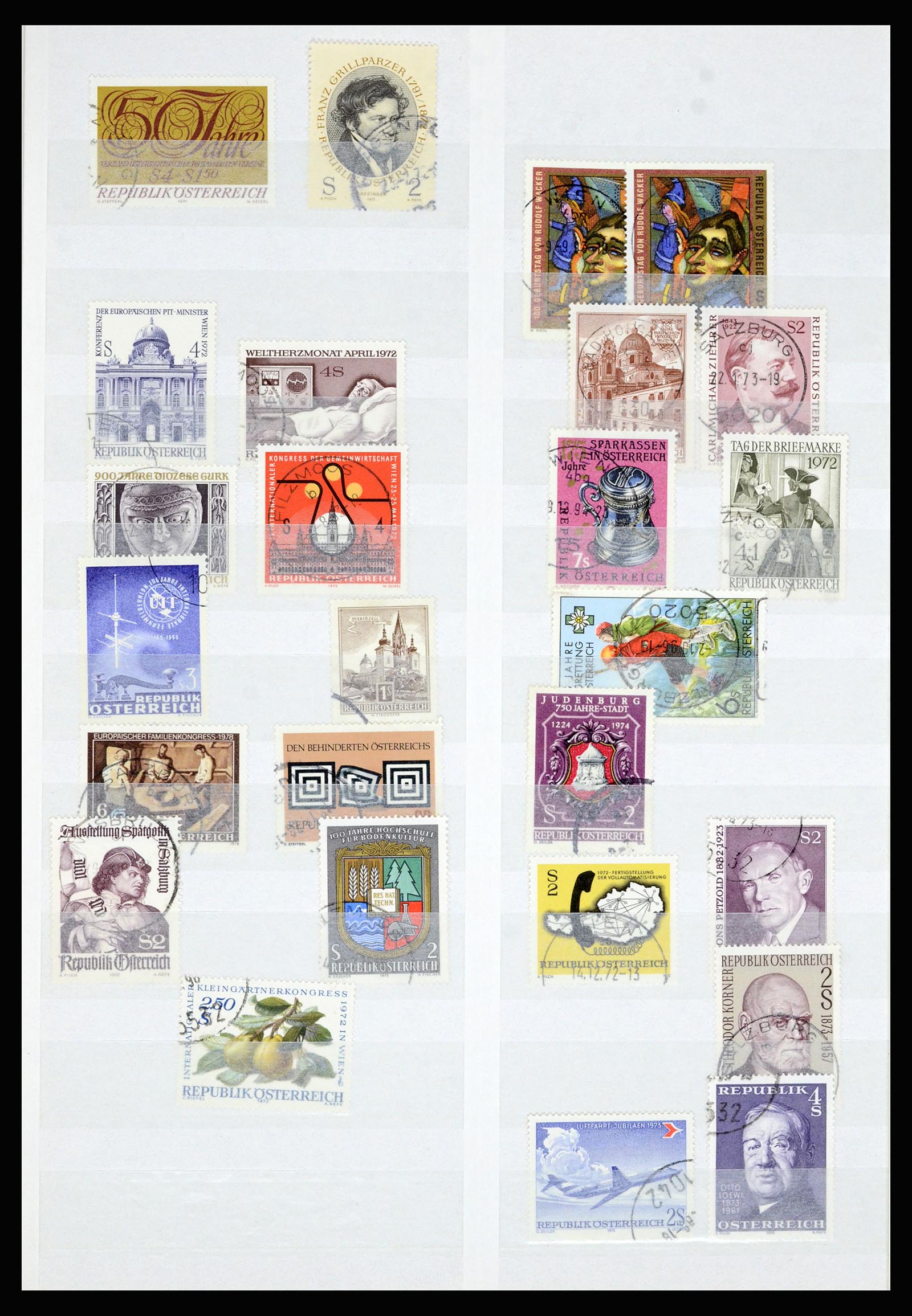 36764 201 - Postzegelverzameling 36764 Oostenrijk 1850-1980.
