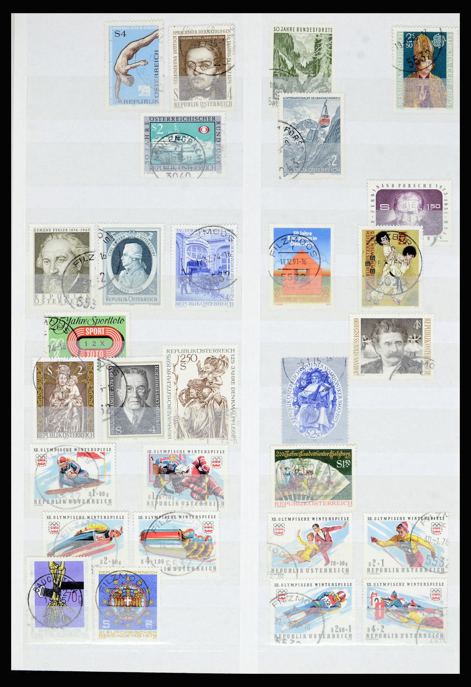 36764 203 - Postzegelverzameling 36764 Oostenrijk 1850-1980.