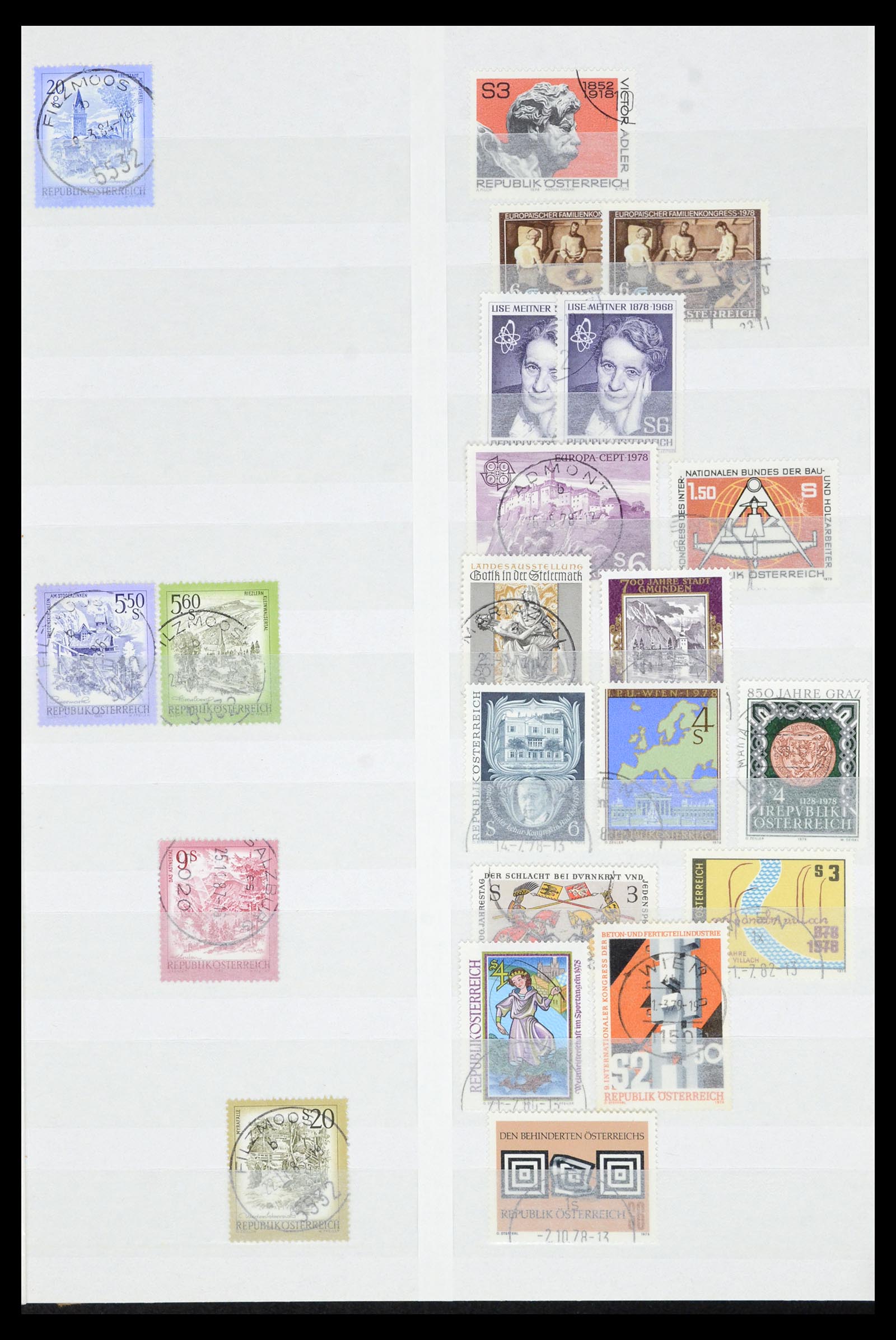 36764 206 - Postzegelverzameling 36764 Oostenrijk 1850-1980.