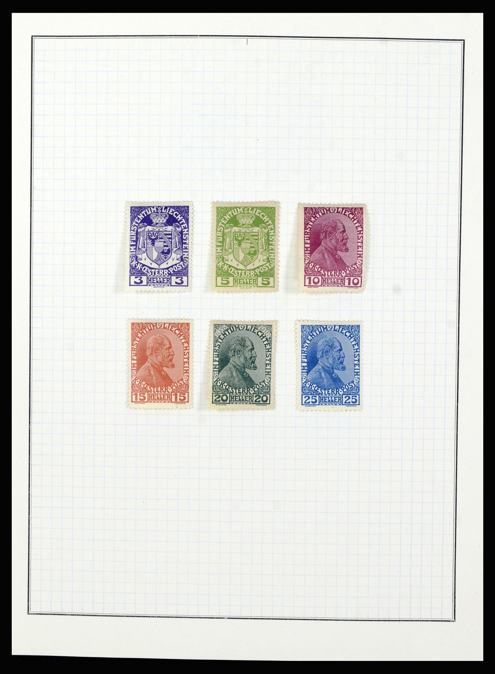 36766 002 - Postzegelverzameling 36766 Liechtenstein 1912-1955.