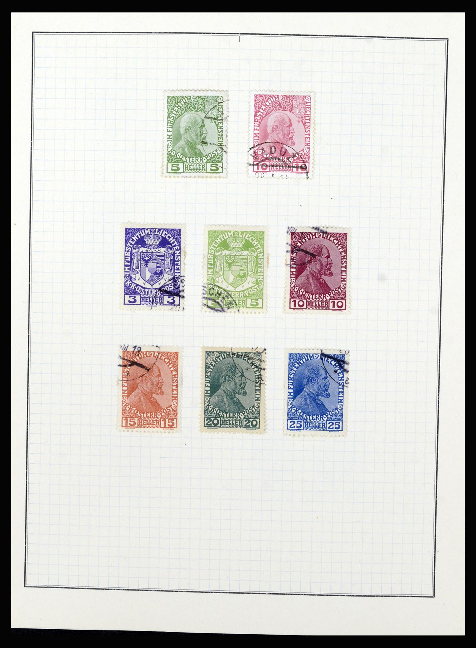 36766 003 - Postzegelverzameling 36766 Liechtenstein 1912-1955.