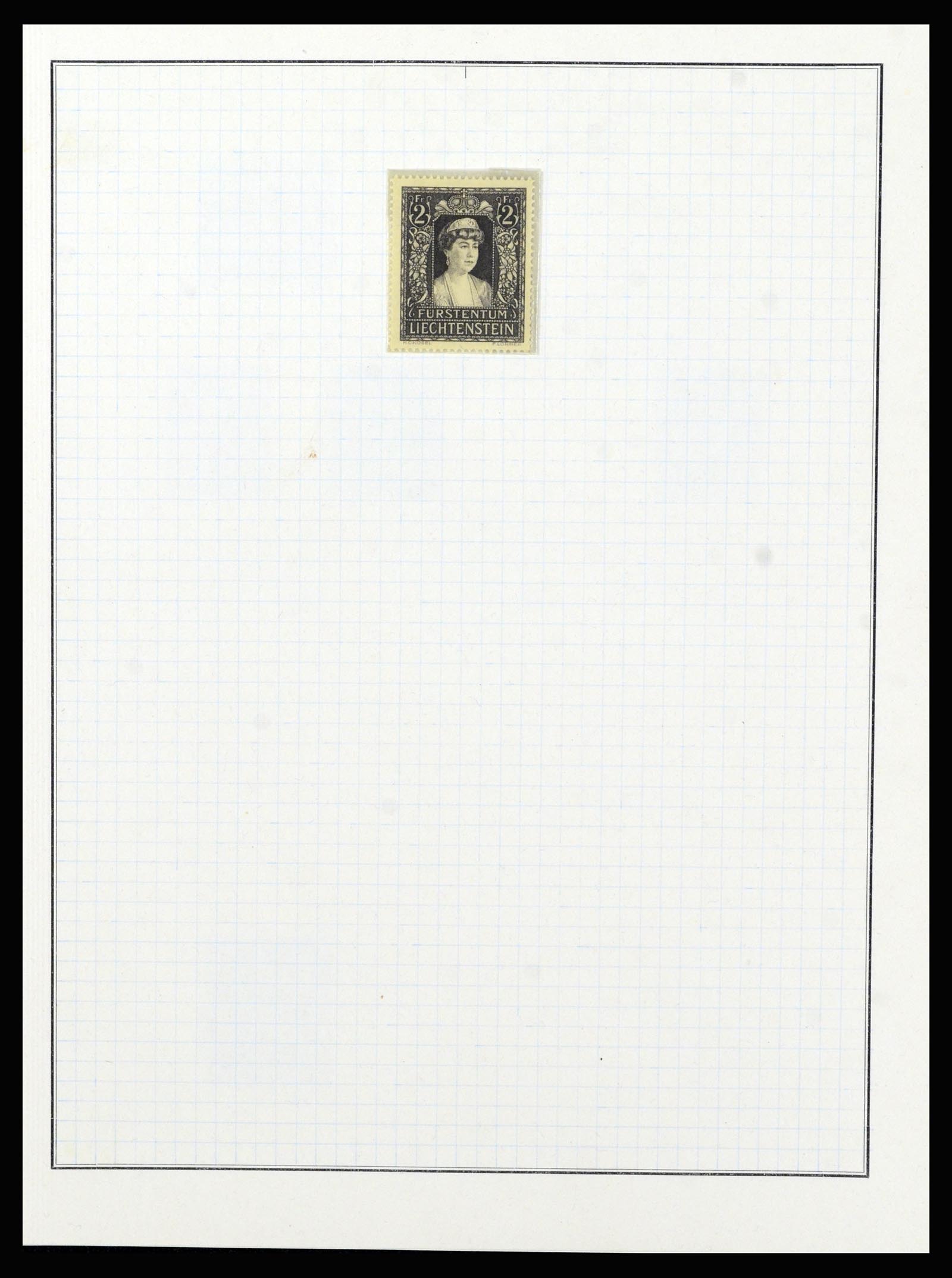 36766 028 - Stamp collection 36766 Liechtenstein 1912-1955.