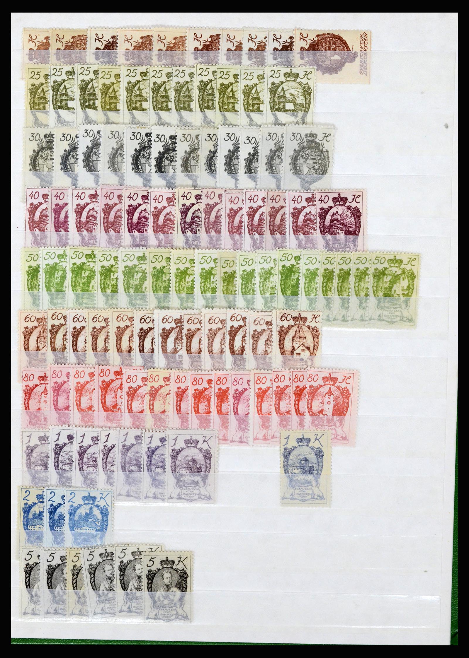 36766 039 - Postzegelverzameling 36766 Liechtenstein 1912-1955.