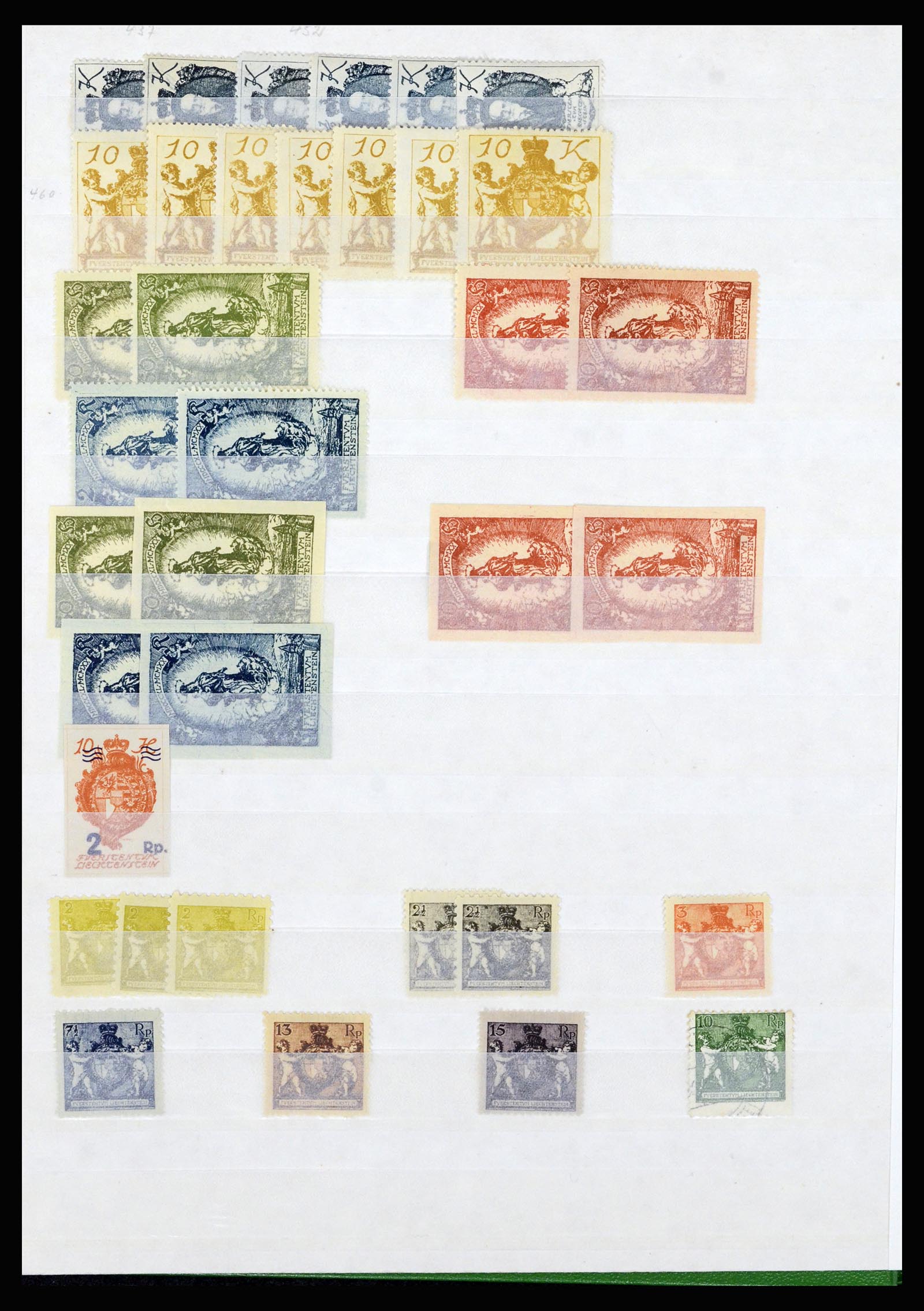 36766 040 - Stamp collection 36766 Liechtenstein 1912-1955.
