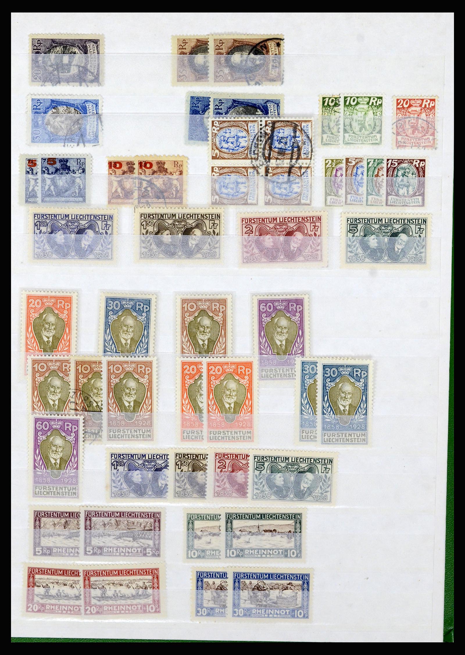 36766 041 - Stamp collection 36766 Liechtenstein 1912-1955.