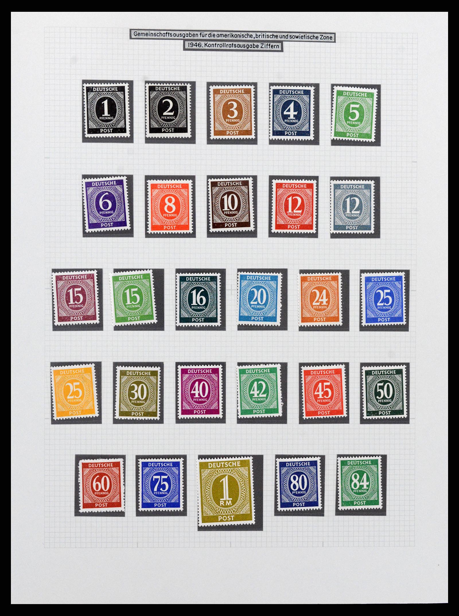 36771 001 - Postzegelverzameling 36771 Duitsland 1945-1970.