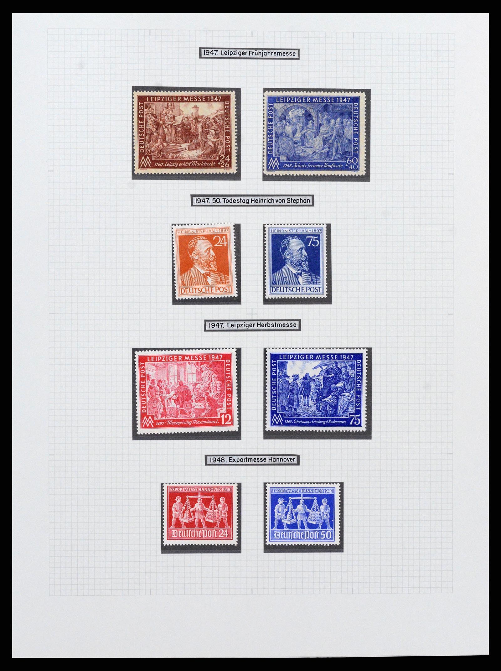 36771 003 - Postzegelverzameling 36771 Duitsland 1945-1970.