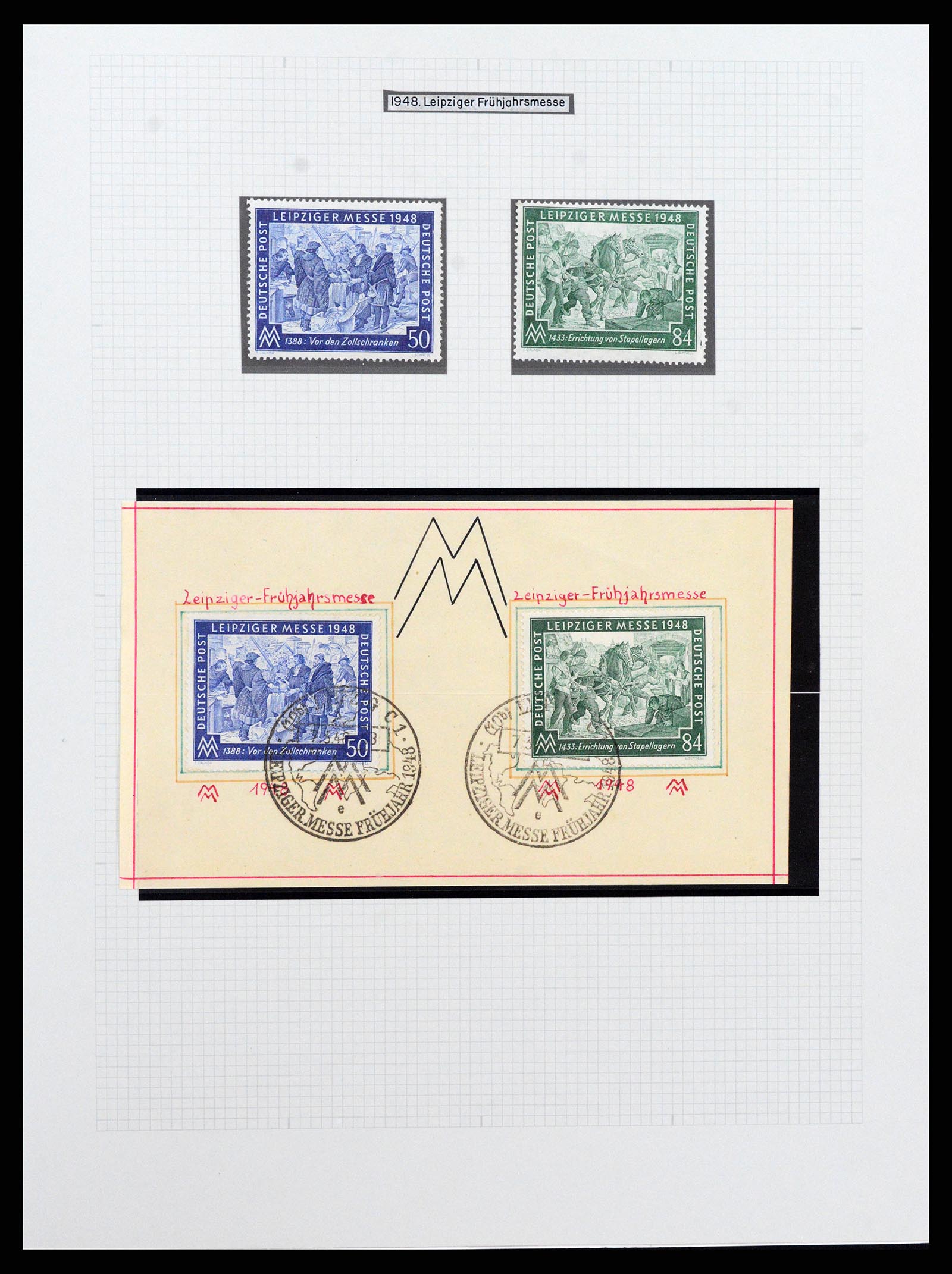 36771 004 - Postzegelverzameling 36771 Duitsland 1945-1970.