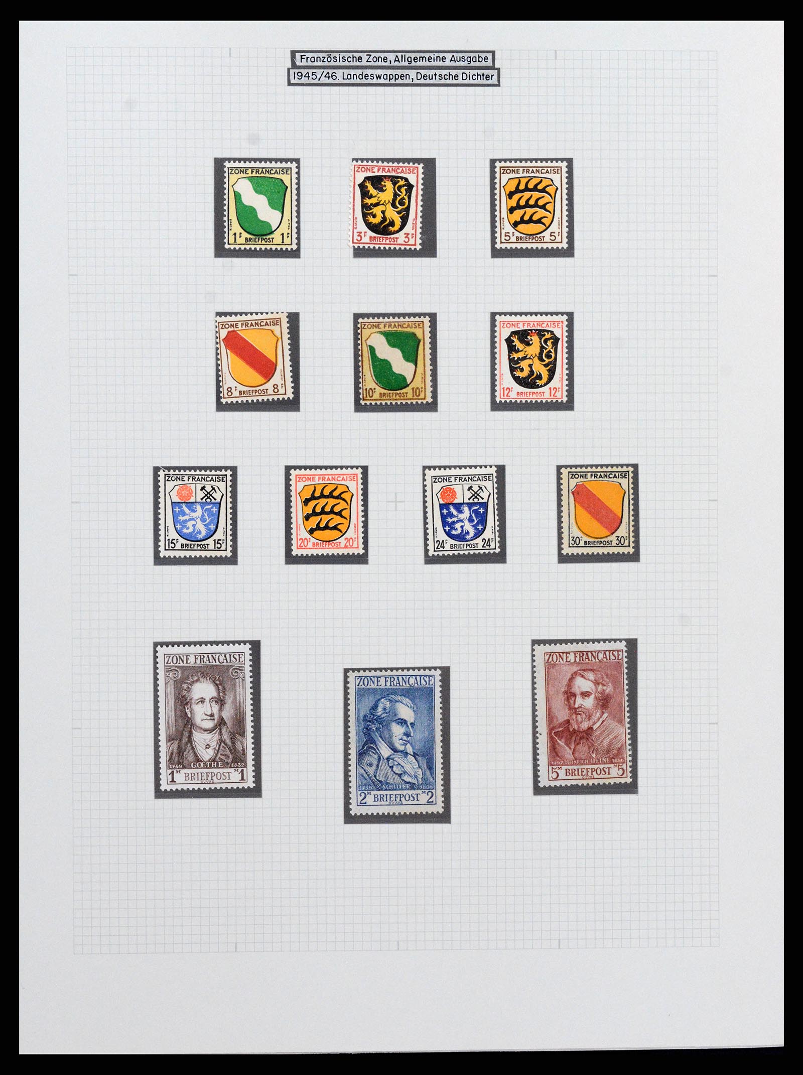 36771 005 - Postzegelverzameling 36771 Duitsland 1945-1970.