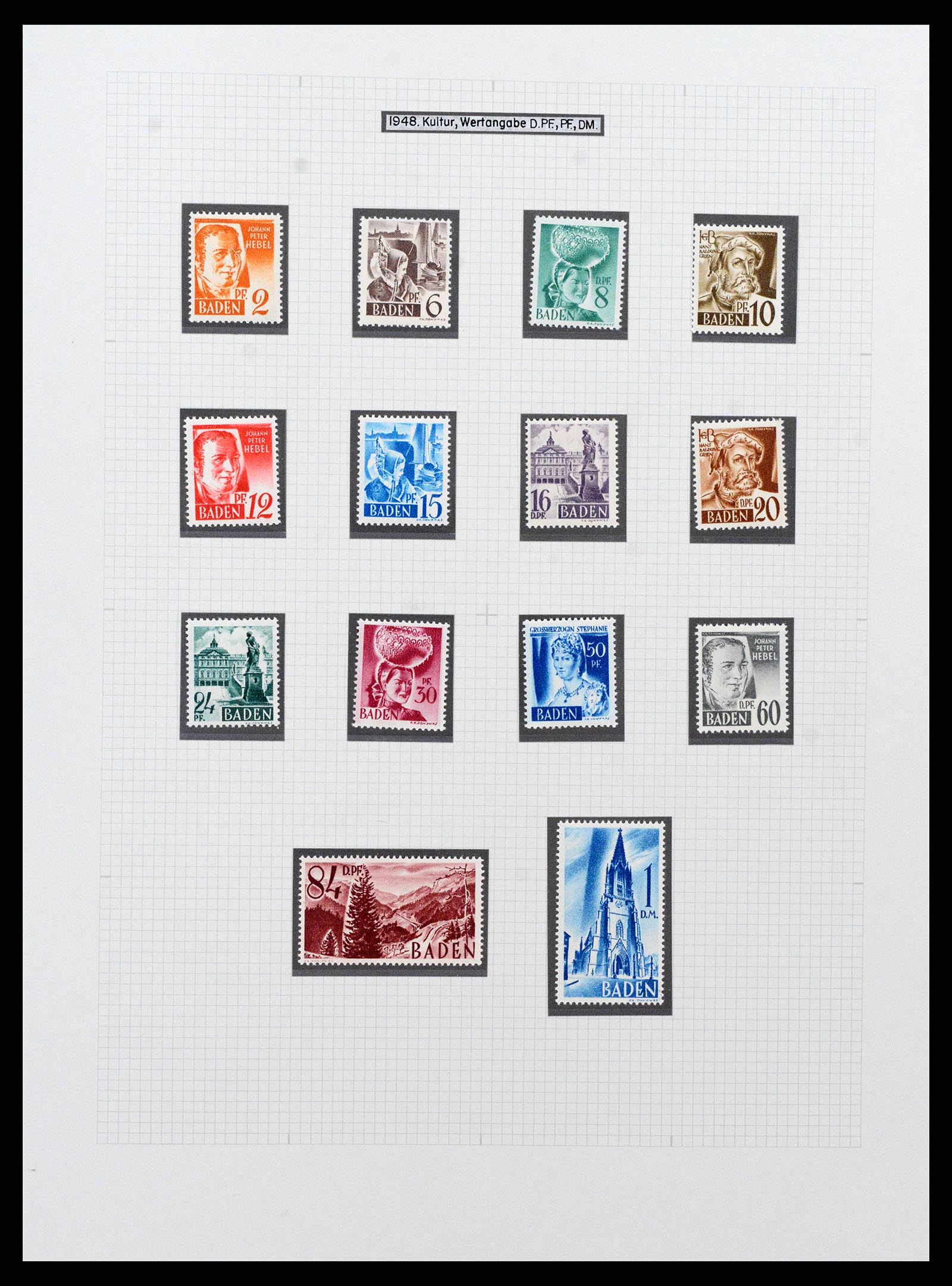 36771 007 - Postzegelverzameling 36771 Duitsland 1945-1970.