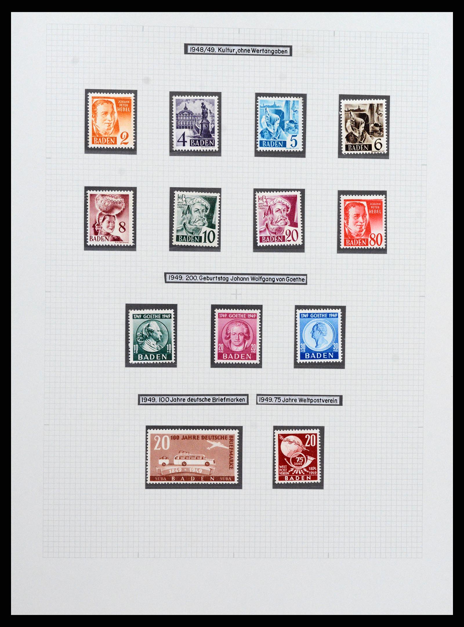 36771 008 - Postzegelverzameling 36771 Duitsland 1945-1970.
