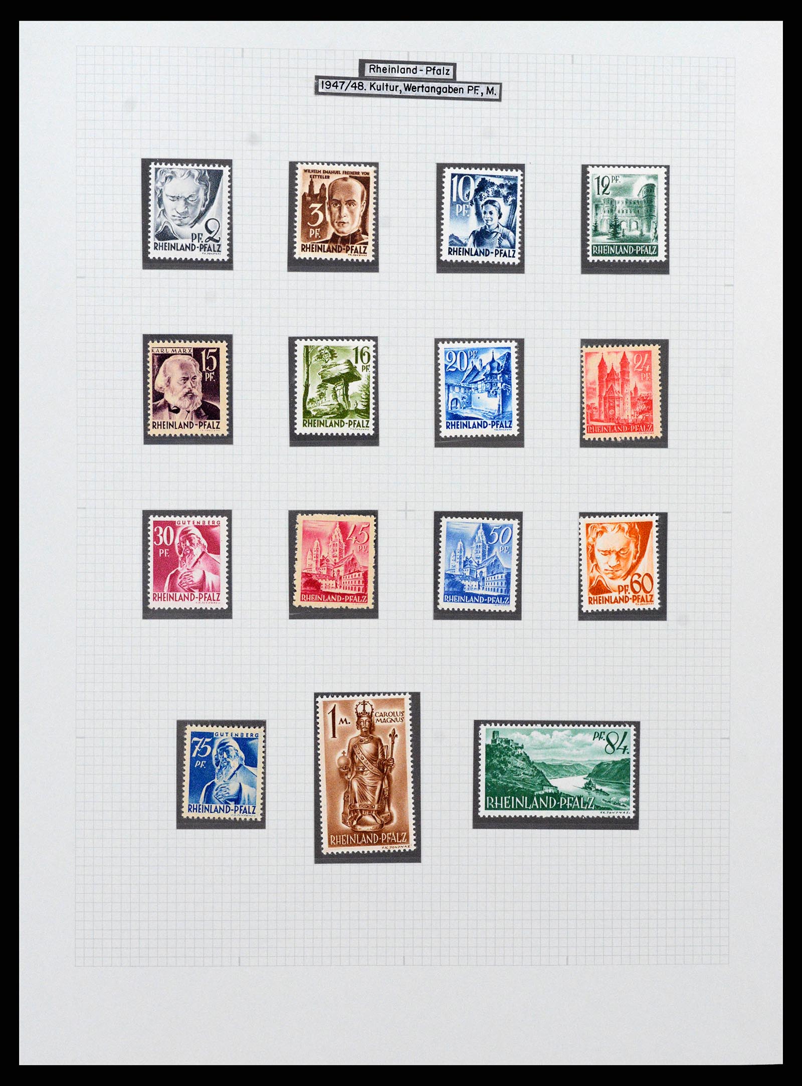 36771 010 - Postzegelverzameling 36771 Duitsland 1945-1970.