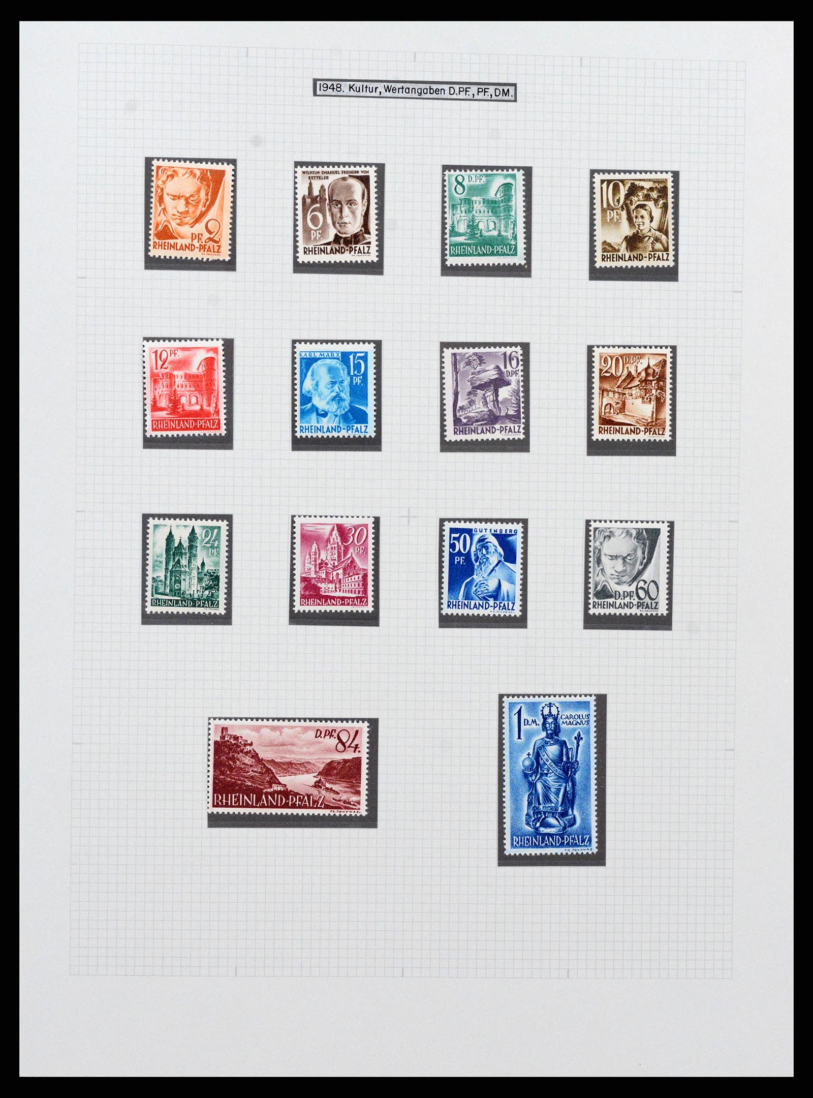 36771 011 - Postzegelverzameling 36771 Duitsland 1945-1970.