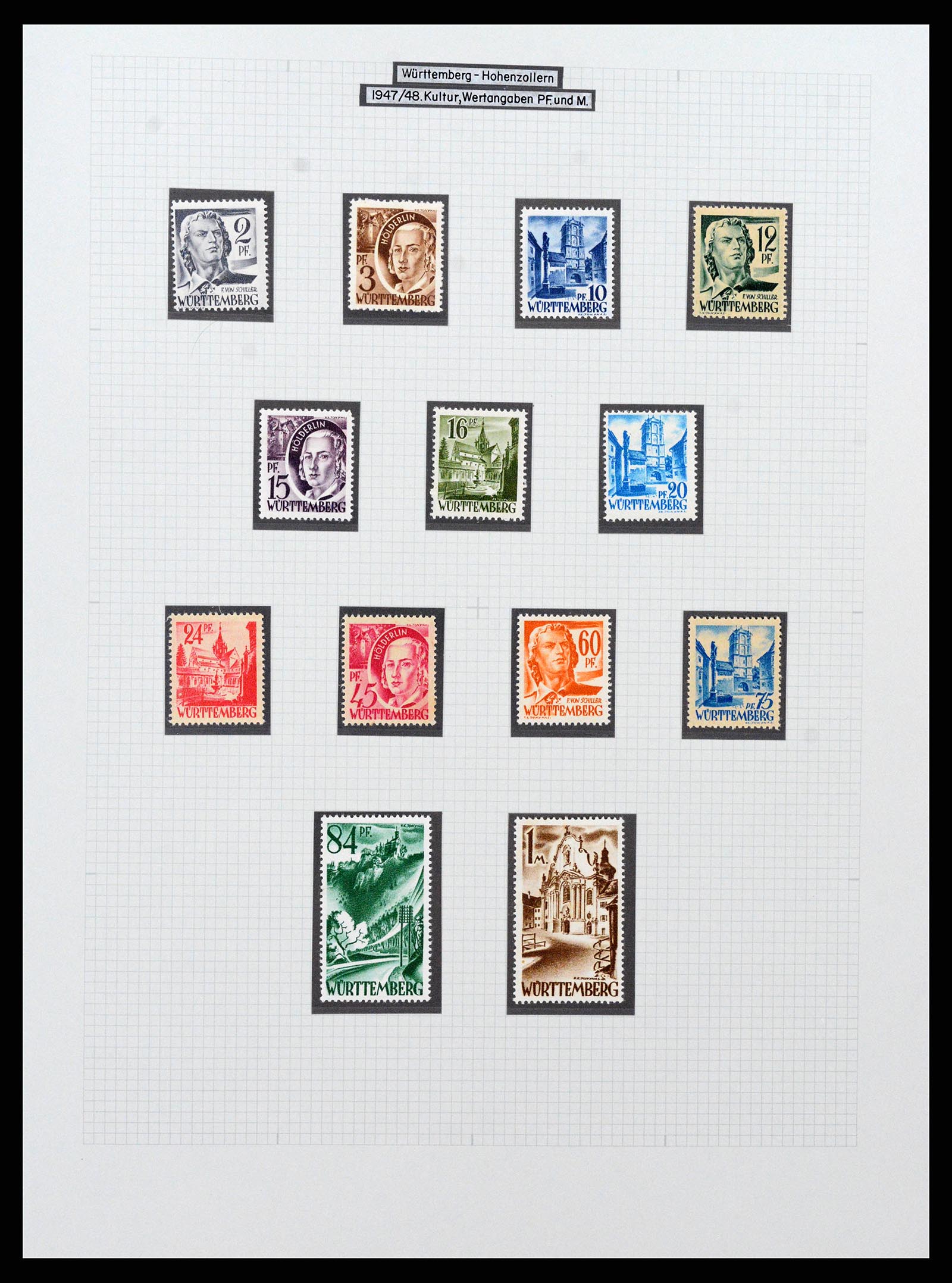 36771 013 - Postzegelverzameling 36771 Duitsland 1945-1970.