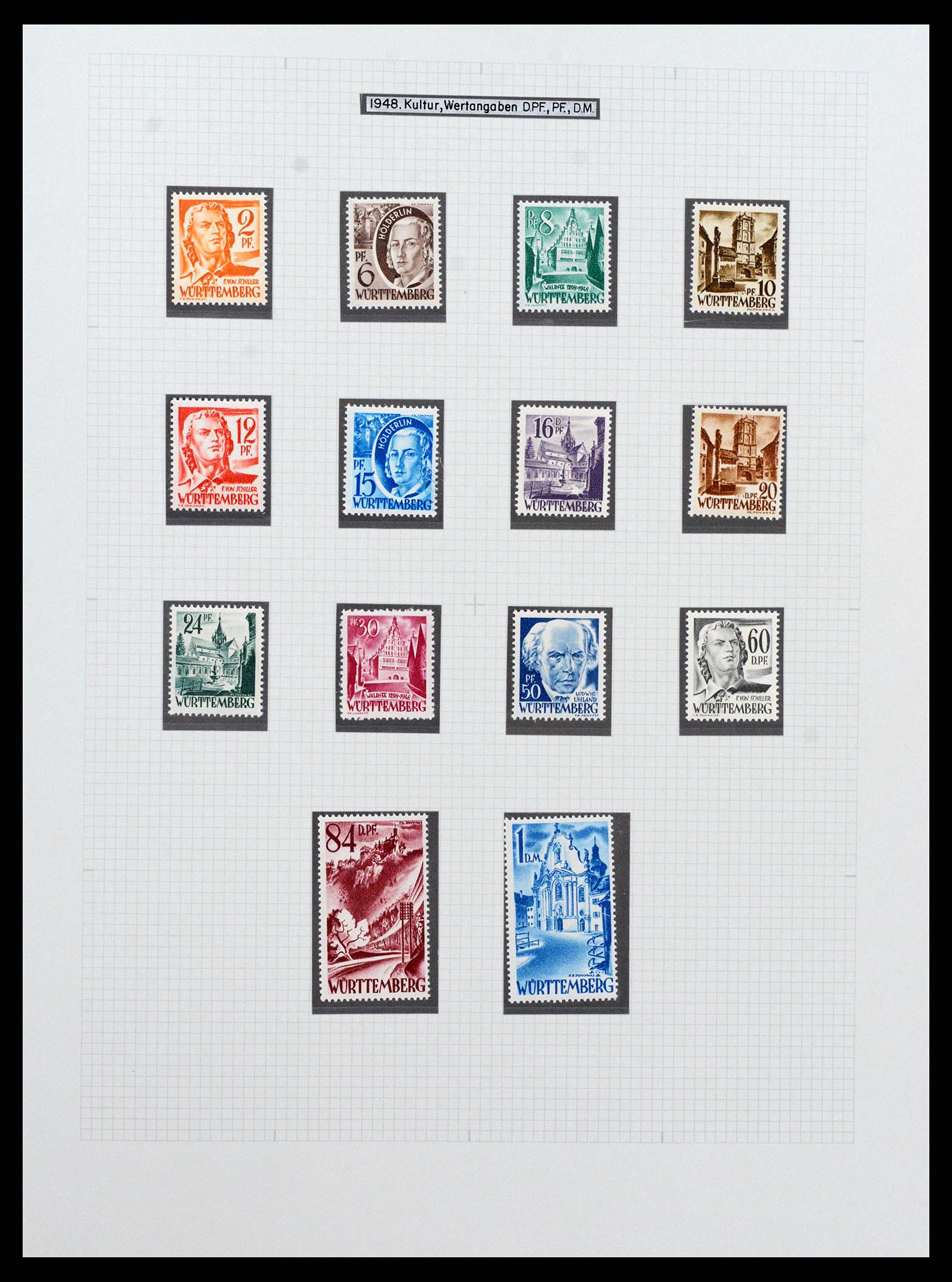 36771 014 - Postzegelverzameling 36771 Duitsland 1945-1970.