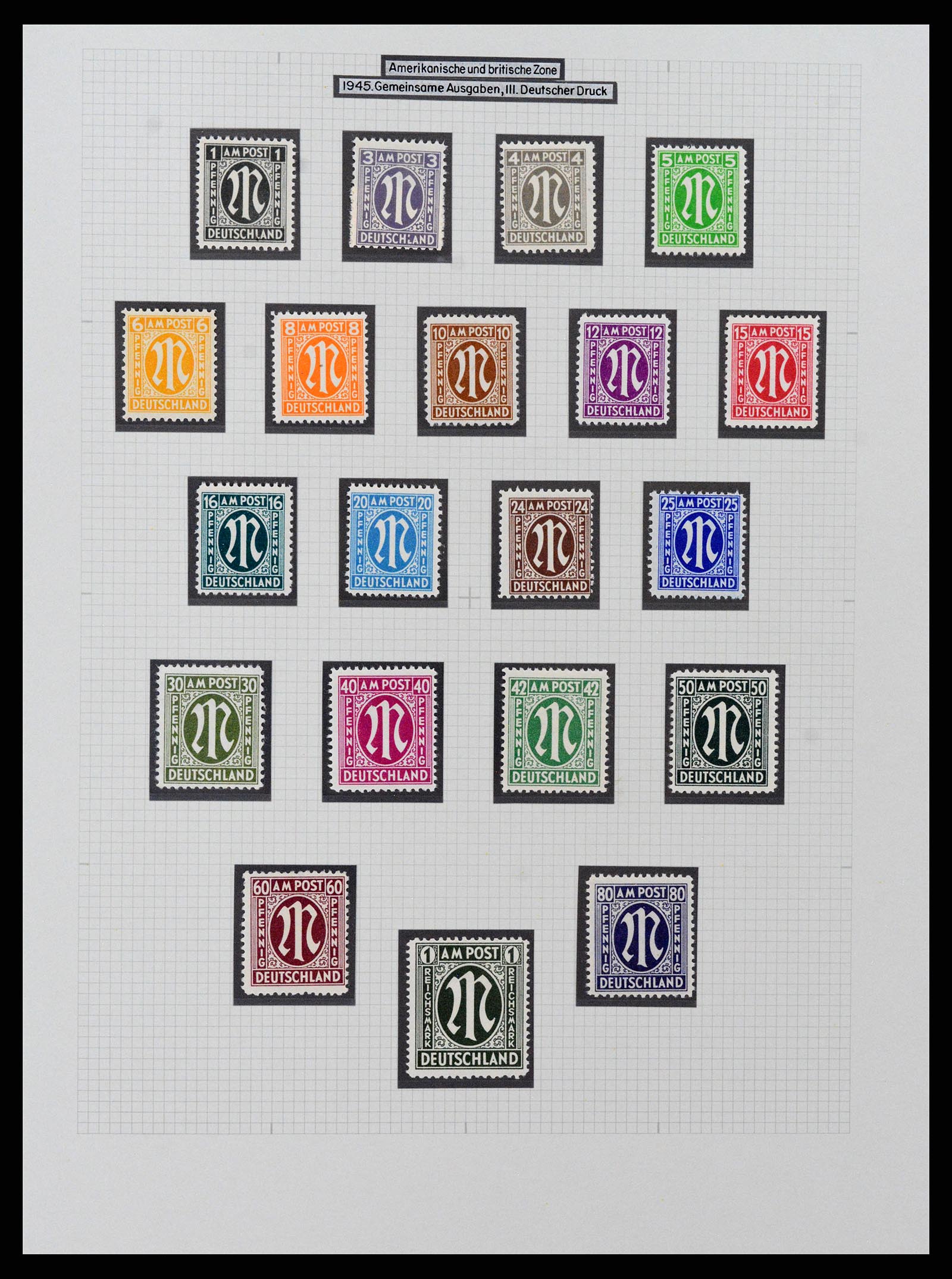 36771 017 - Postzegelverzameling 36771 Duitsland 1945-1970.