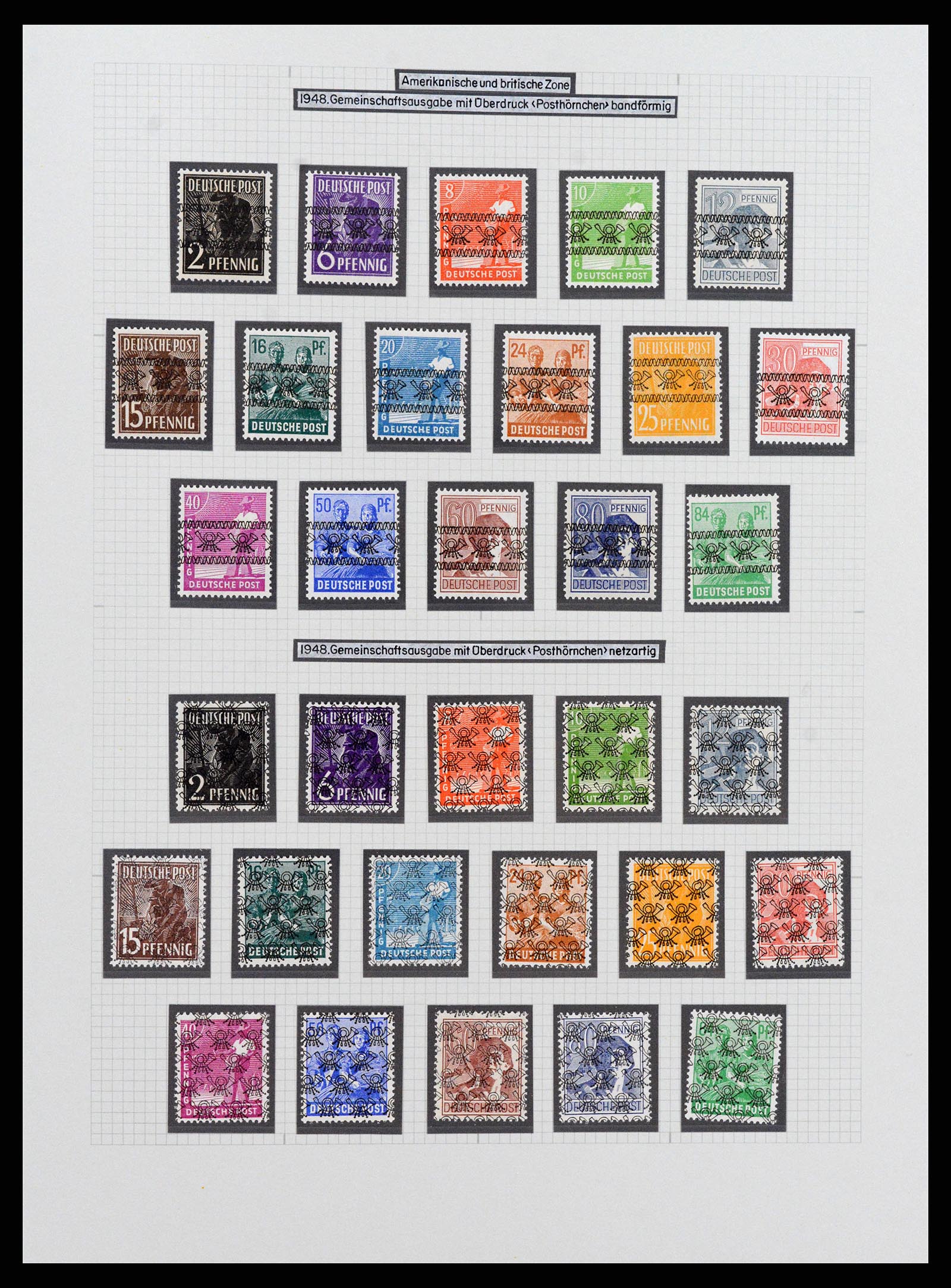 36771 018 - Postzegelverzameling 36771 Duitsland 1945-1970.