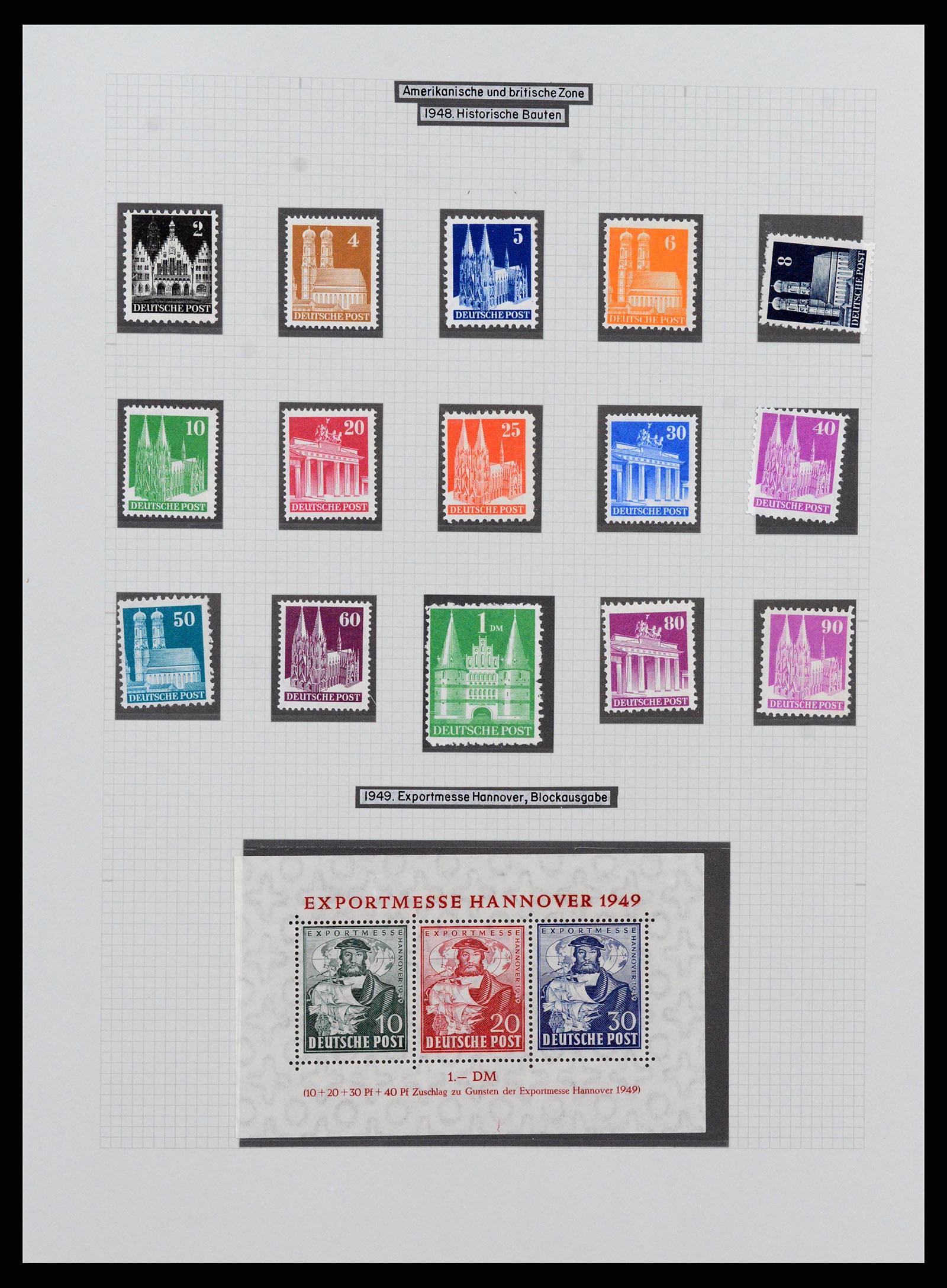 36771 019 - Postzegelverzameling 36771 Duitsland 1945-1970.