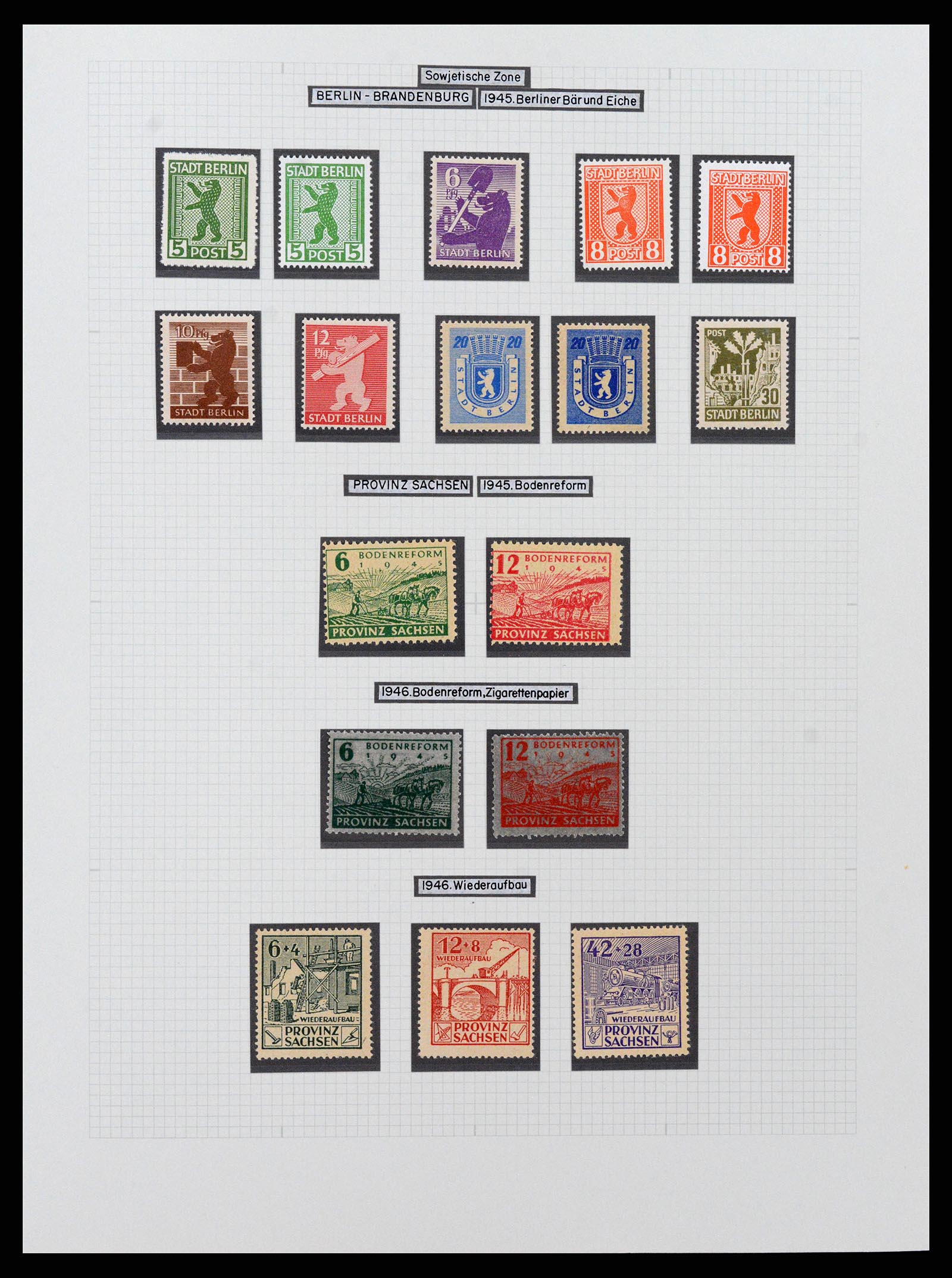 36771 020 - Postzegelverzameling 36771 Duitsland 1945-1970.
