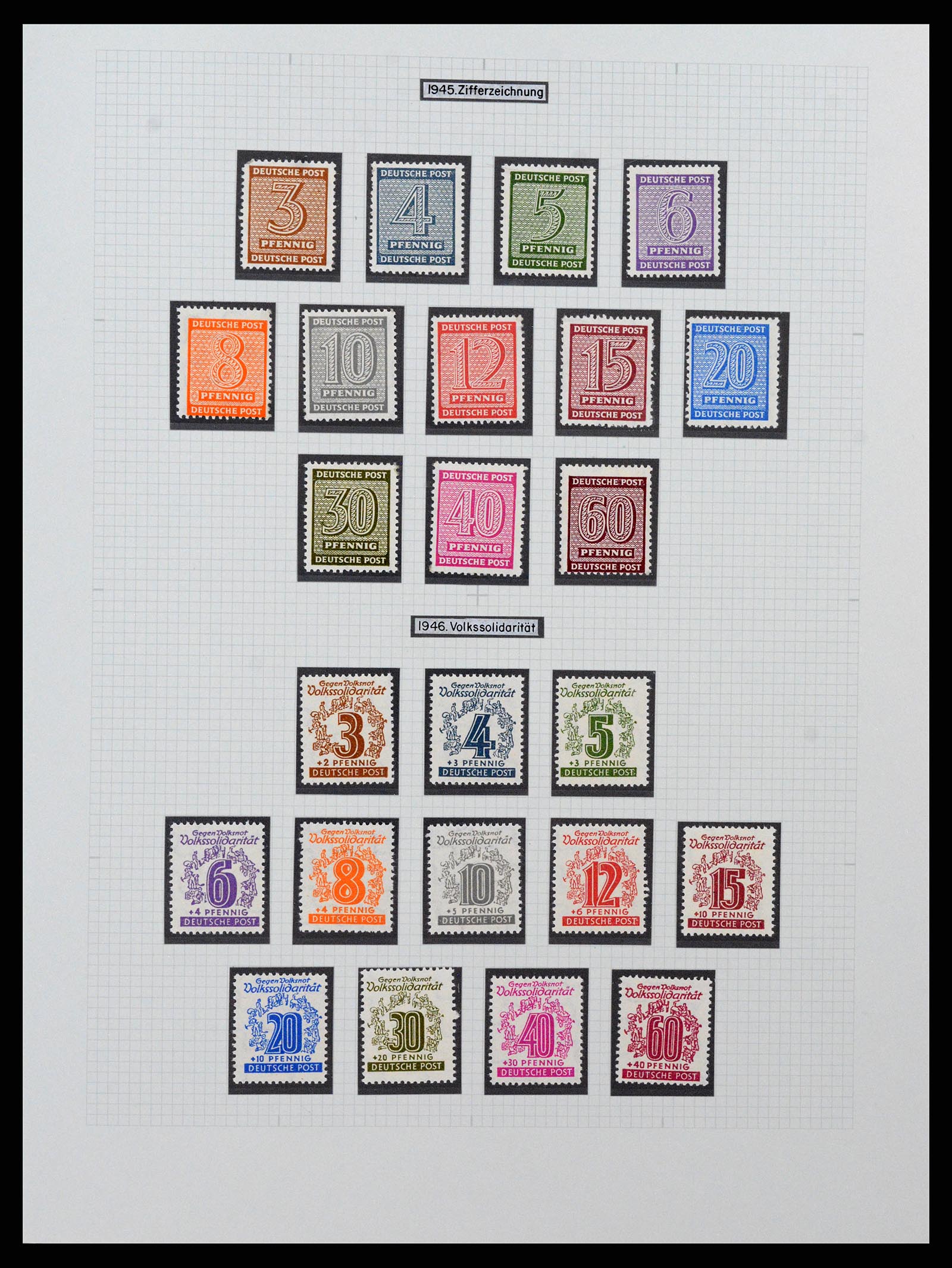 36771 021 - Stamp collection 36771 Germany 1945-1970.