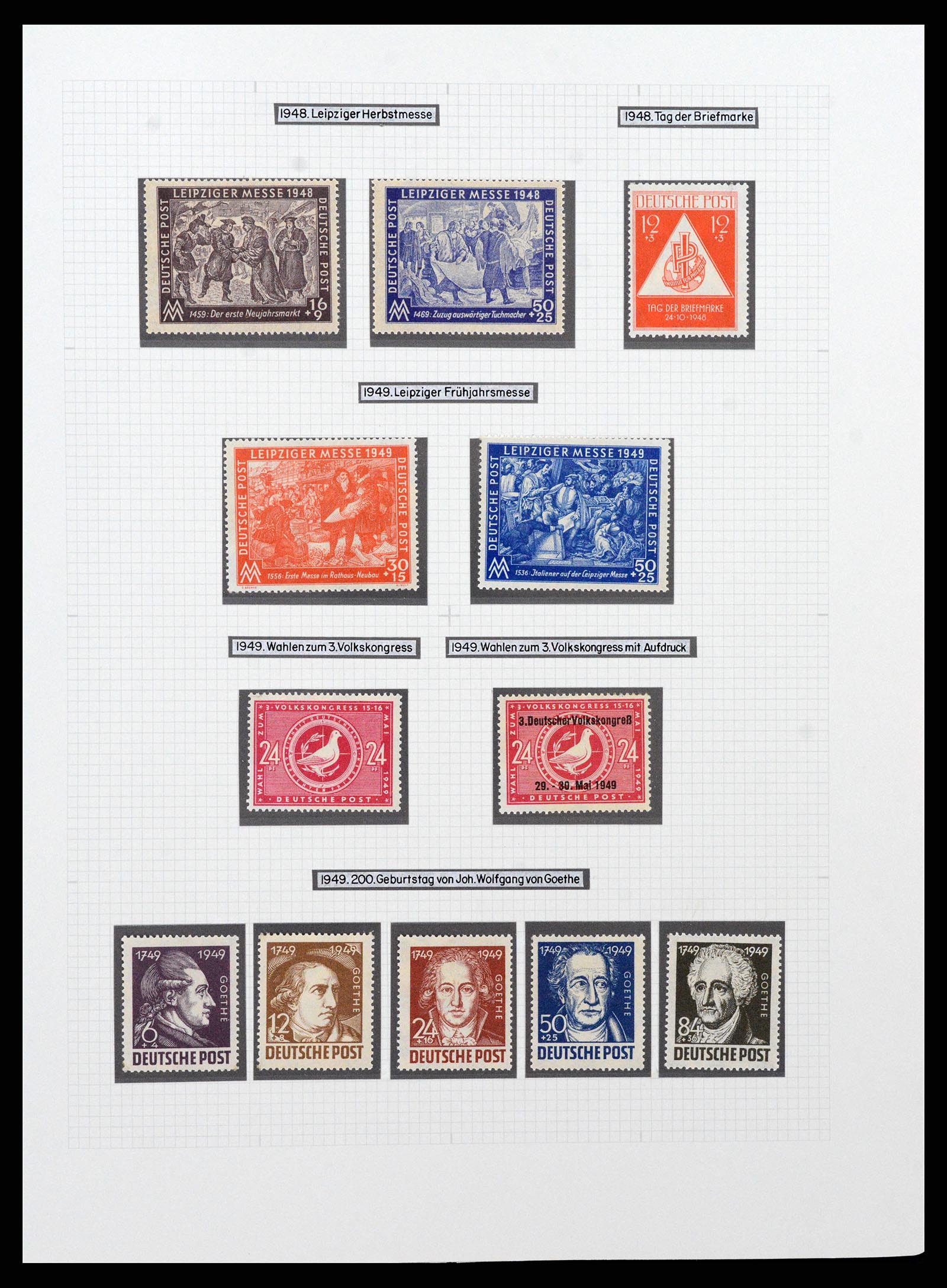 36771 023 - Stamp collection 36771 Germany 1945-1970.
