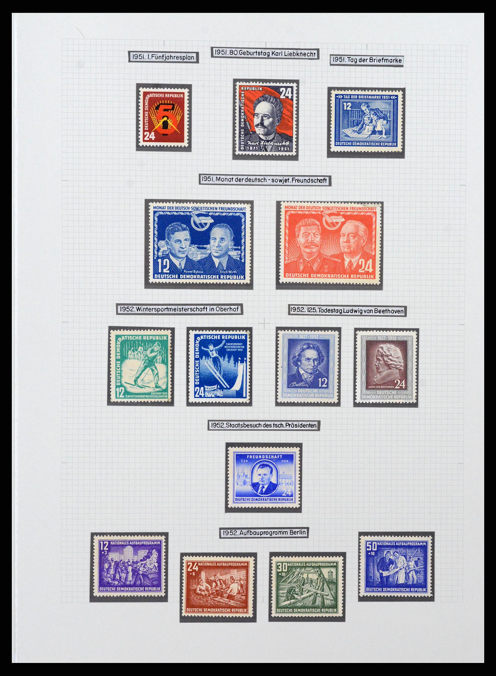 36771 027 - Stamp collection 36771 Germany 1945-1970.
