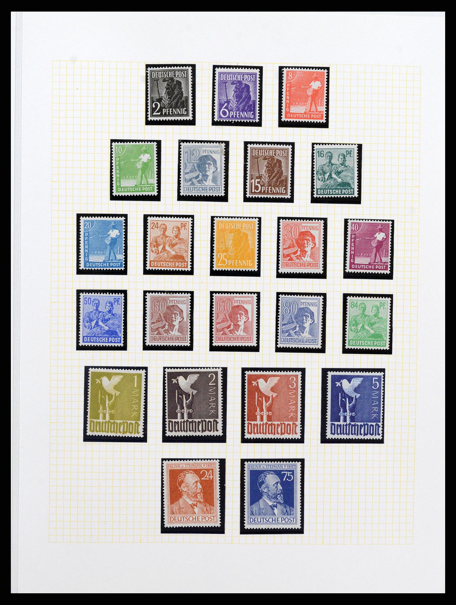 36771 048 - Stamp collection 36771 Germany 1945-1970.