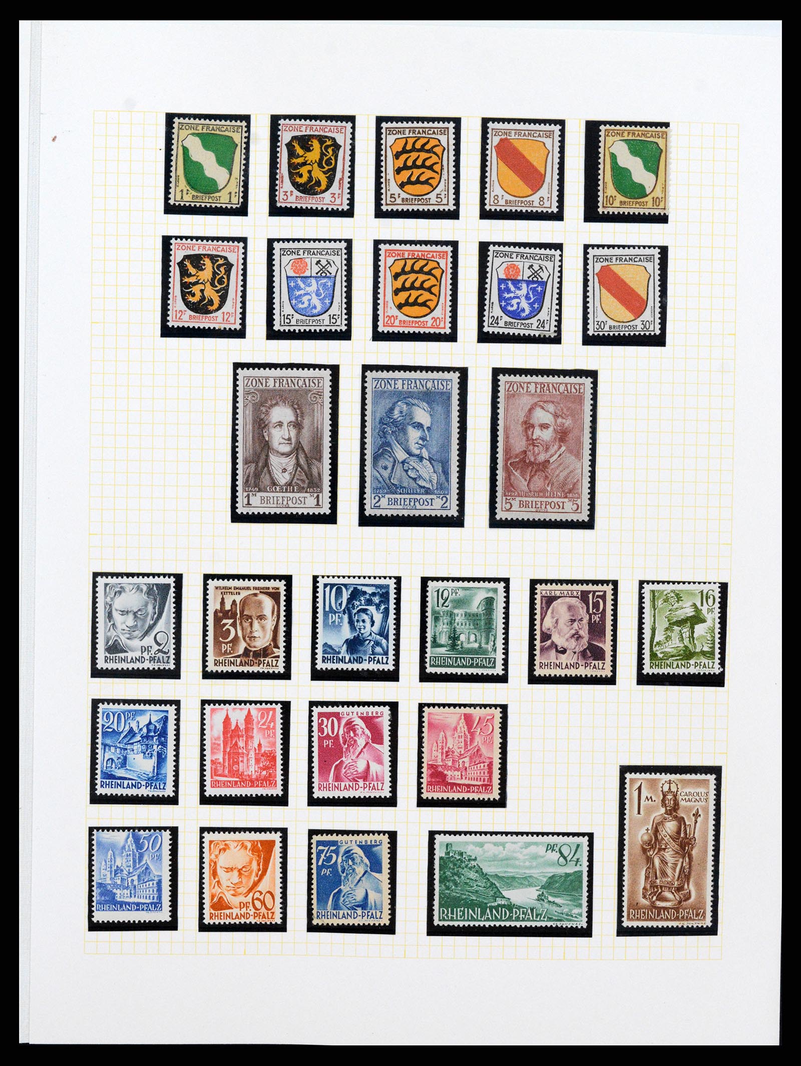 36771 050 - Stamp collection 36771 Germany 1945-1970.
