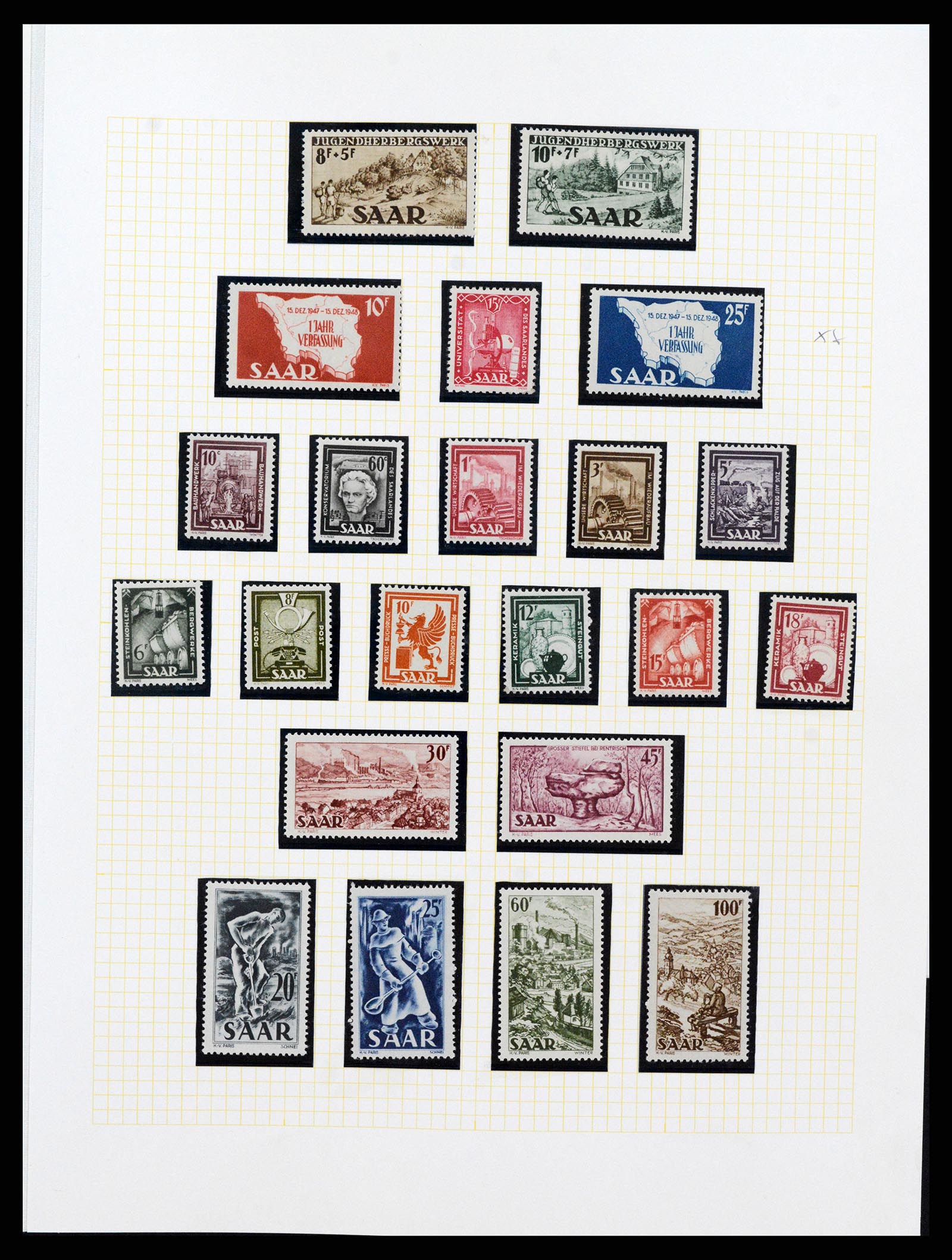 36771 058 - Stamp collection 36771 Germany 1945-1970.