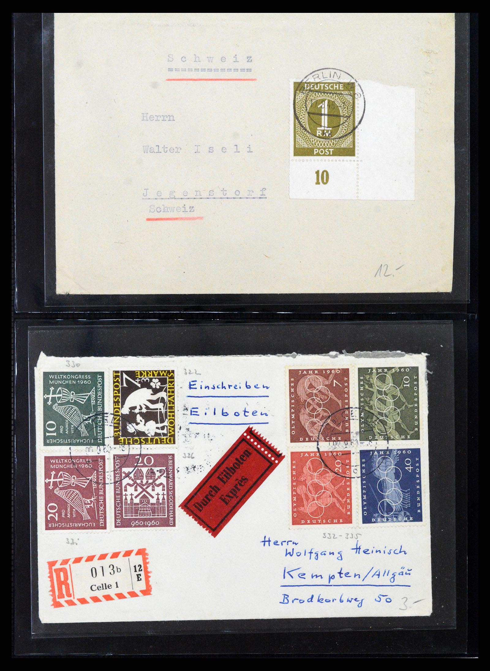 36771 262 - Postzegelverzameling 36771 Duitsland 1945-1970.