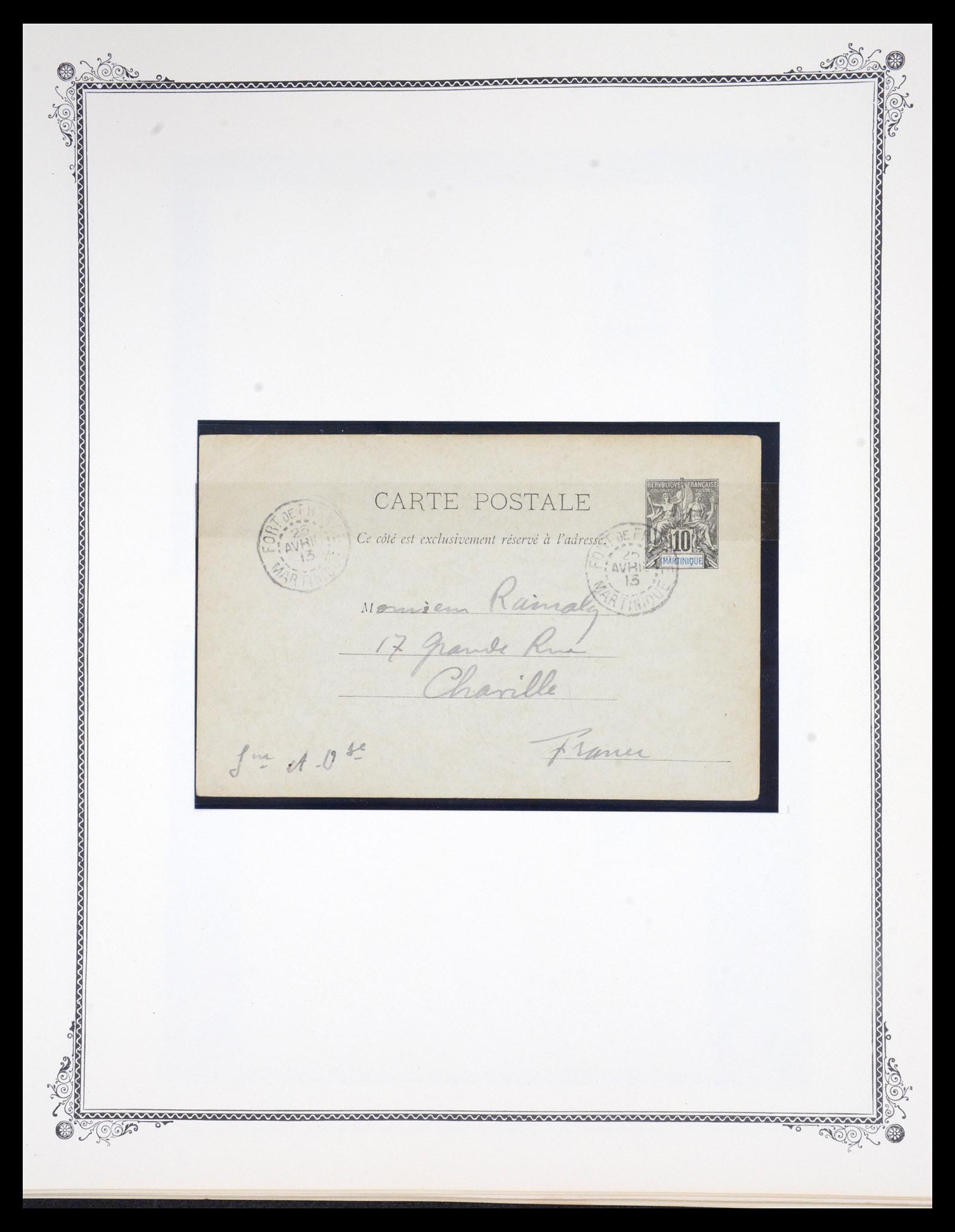 36772 007 - Postzegelverzameling 36772 Martinique 1886-1947.