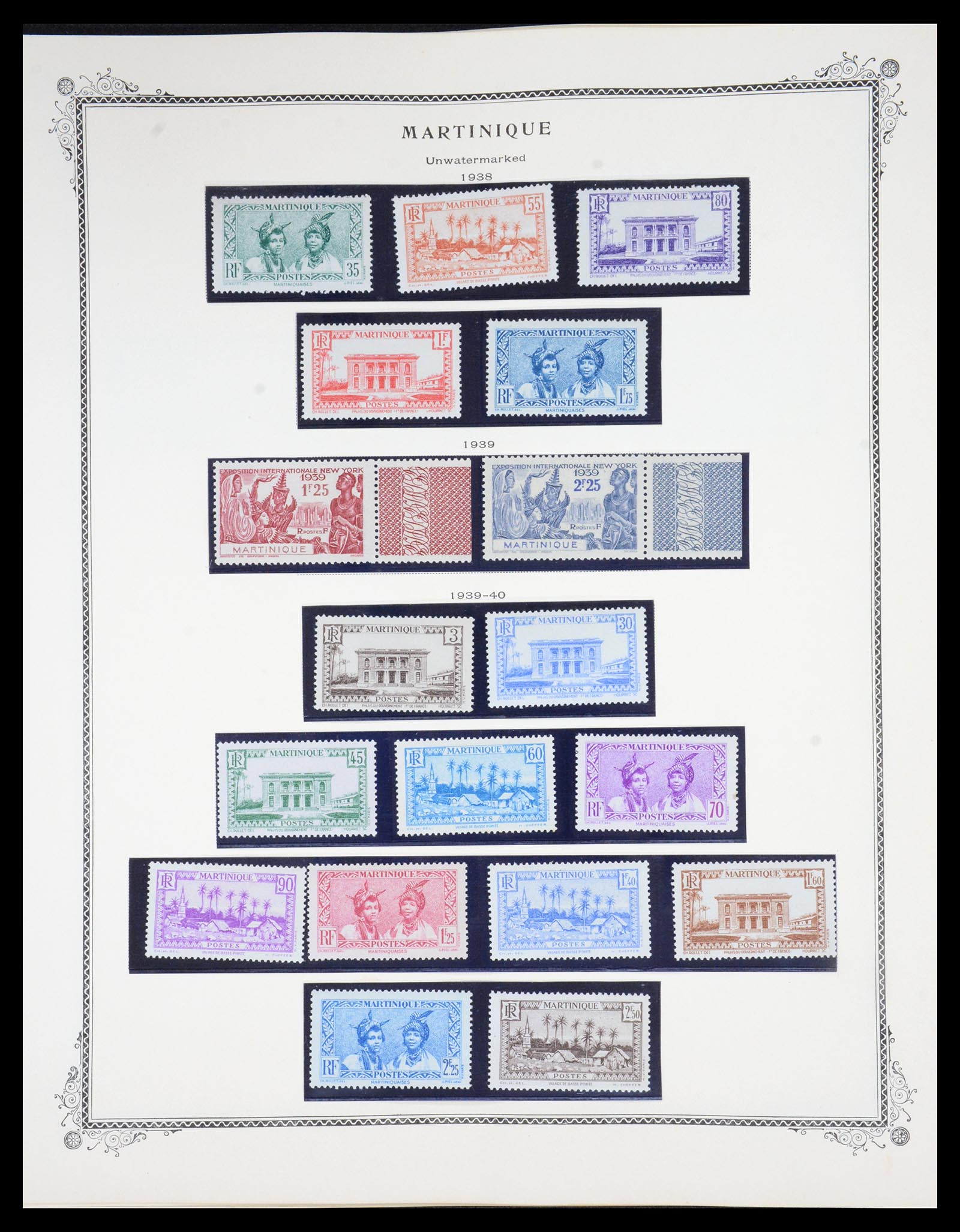 36772 017 - Postzegelverzameling 36772 Martinique 1886-1947.