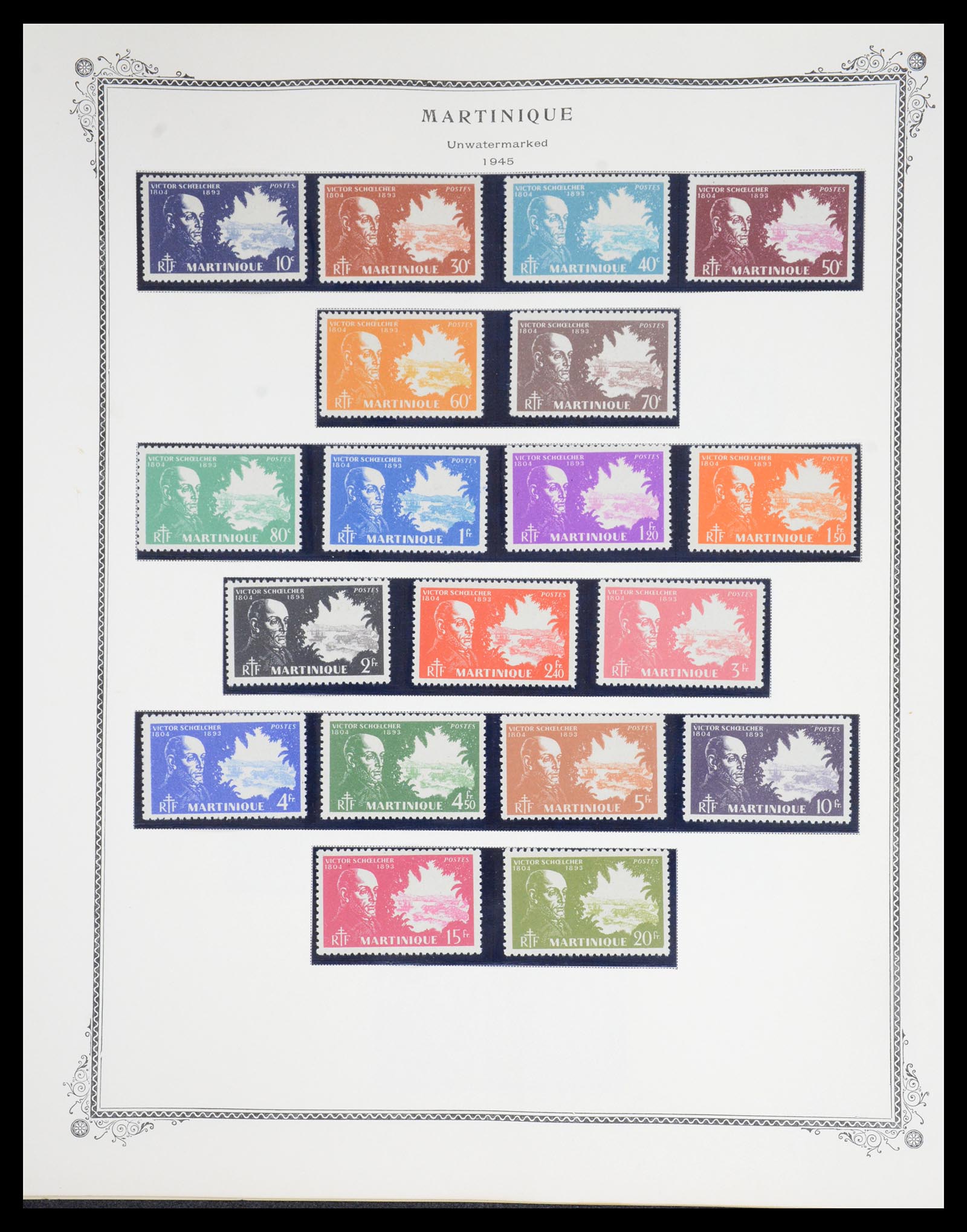 36772 019 - Postzegelverzameling 36772 Martinique 1886-1947.