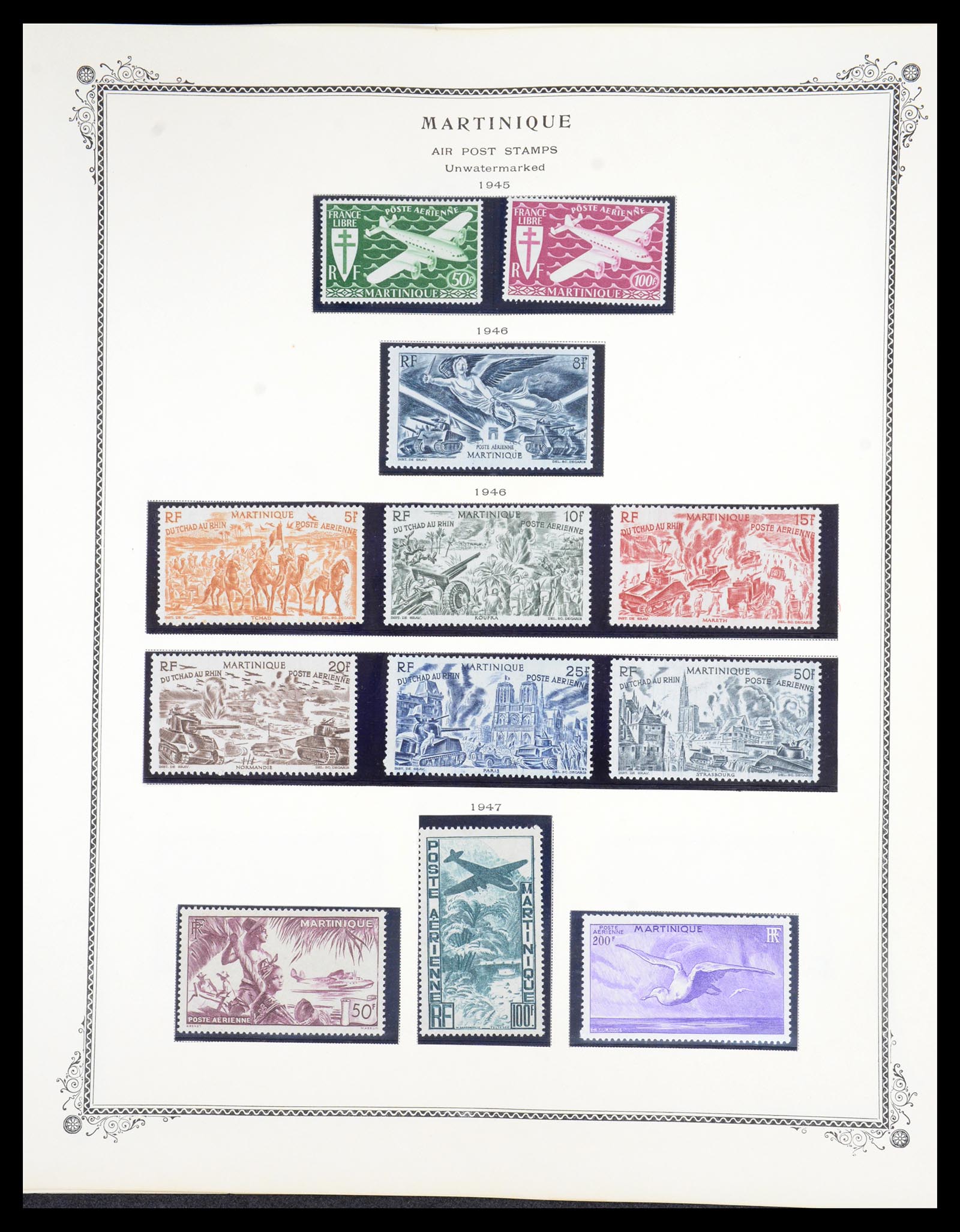 36772 023 - Stamp collection 36772 Martinique 1886-1947.