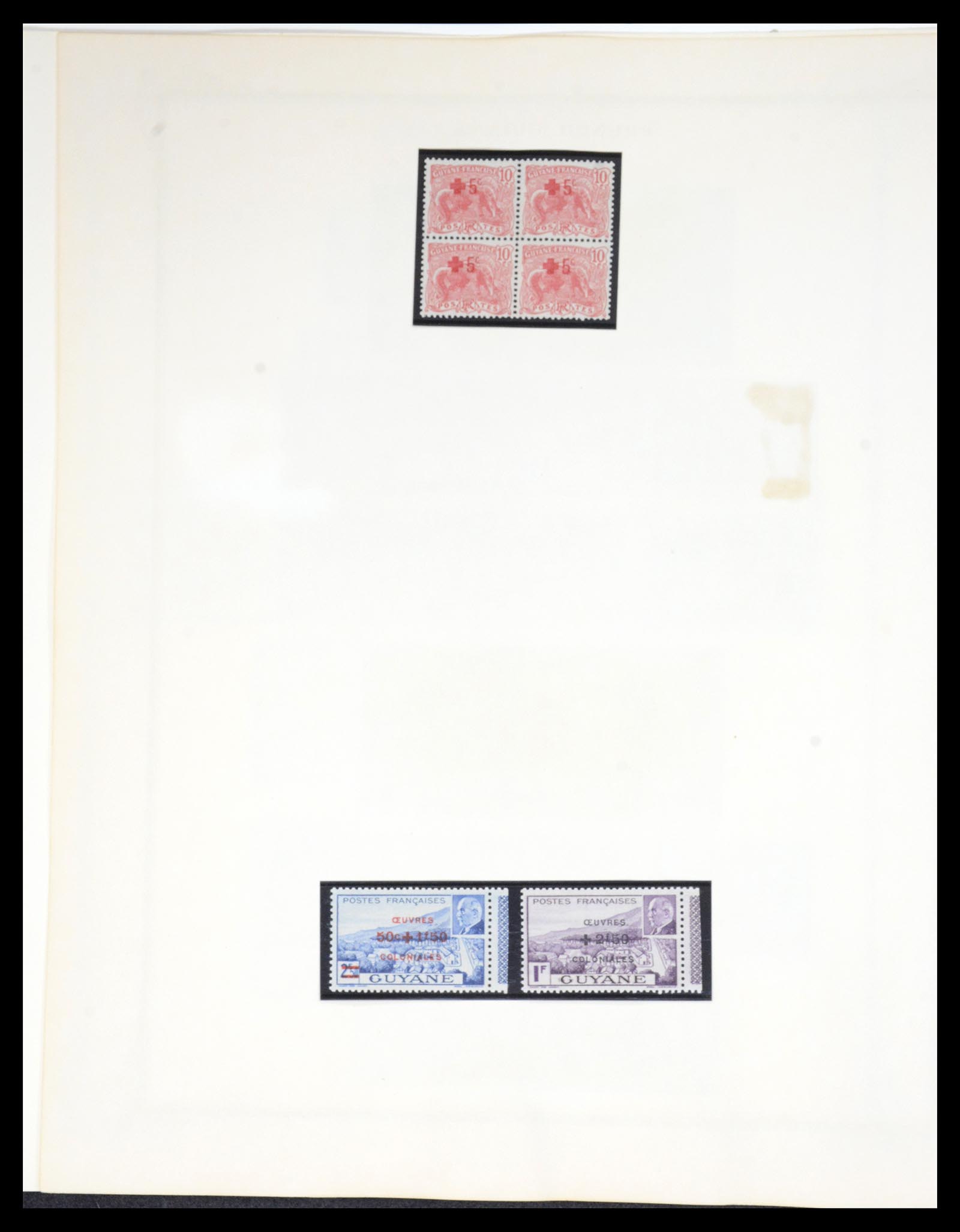 36774 015 - Postzegelverzameling 36774 Frans Guyana 1887-1947.