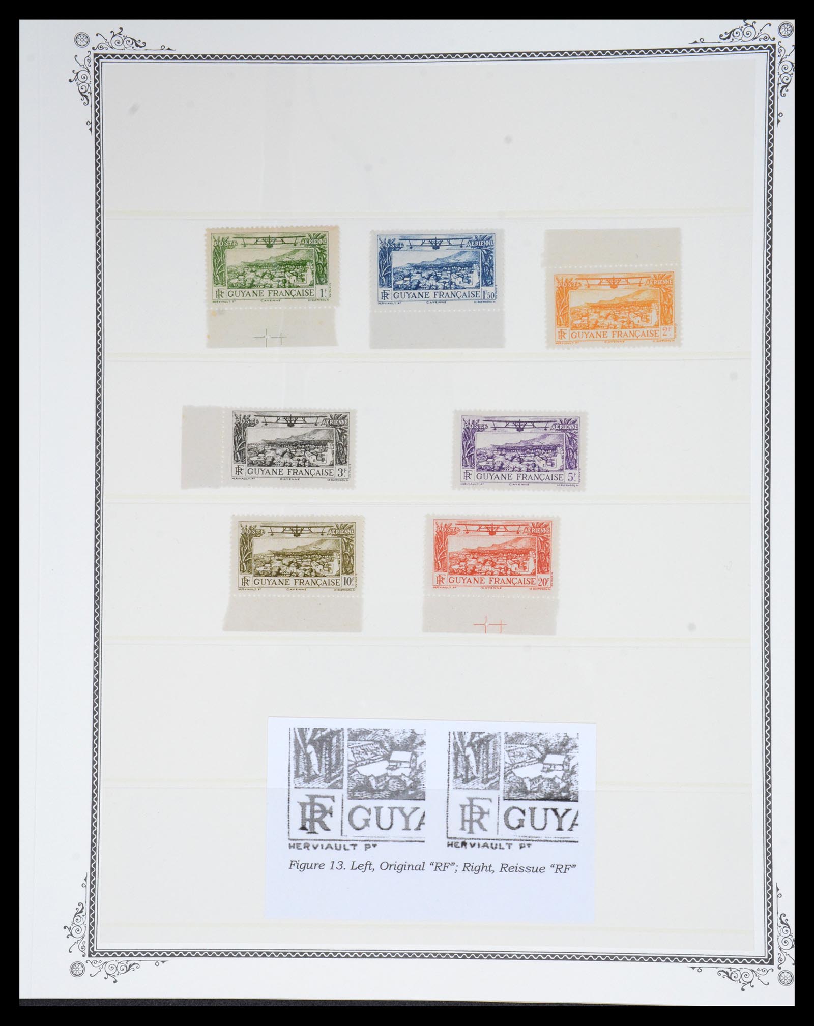 36774 018 - Postzegelverzameling 36774 Frans Guyana 1887-1947.