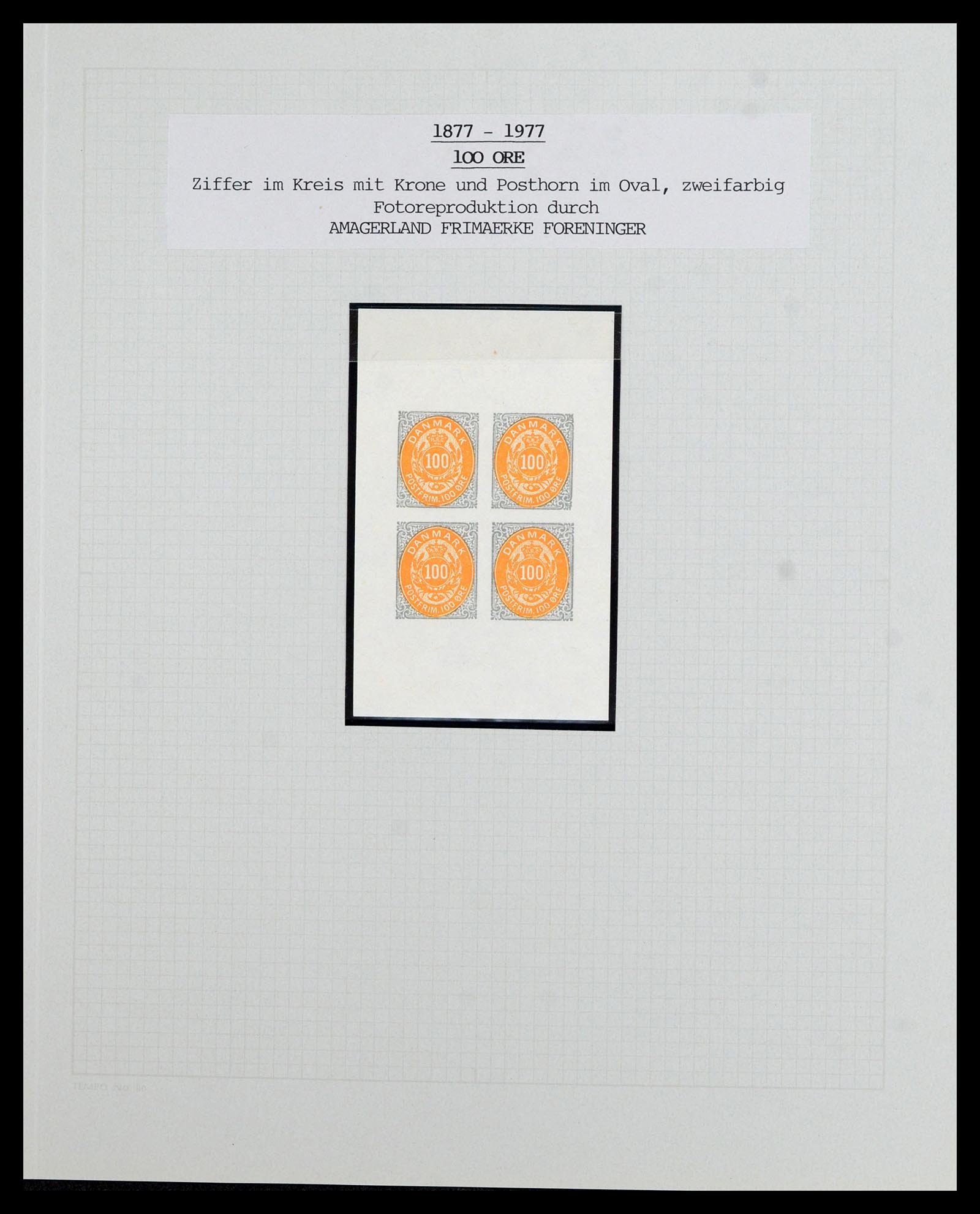 36780 020 - Postzegelverzameling 36780 Denemarken proeven en essays 1849-1961.