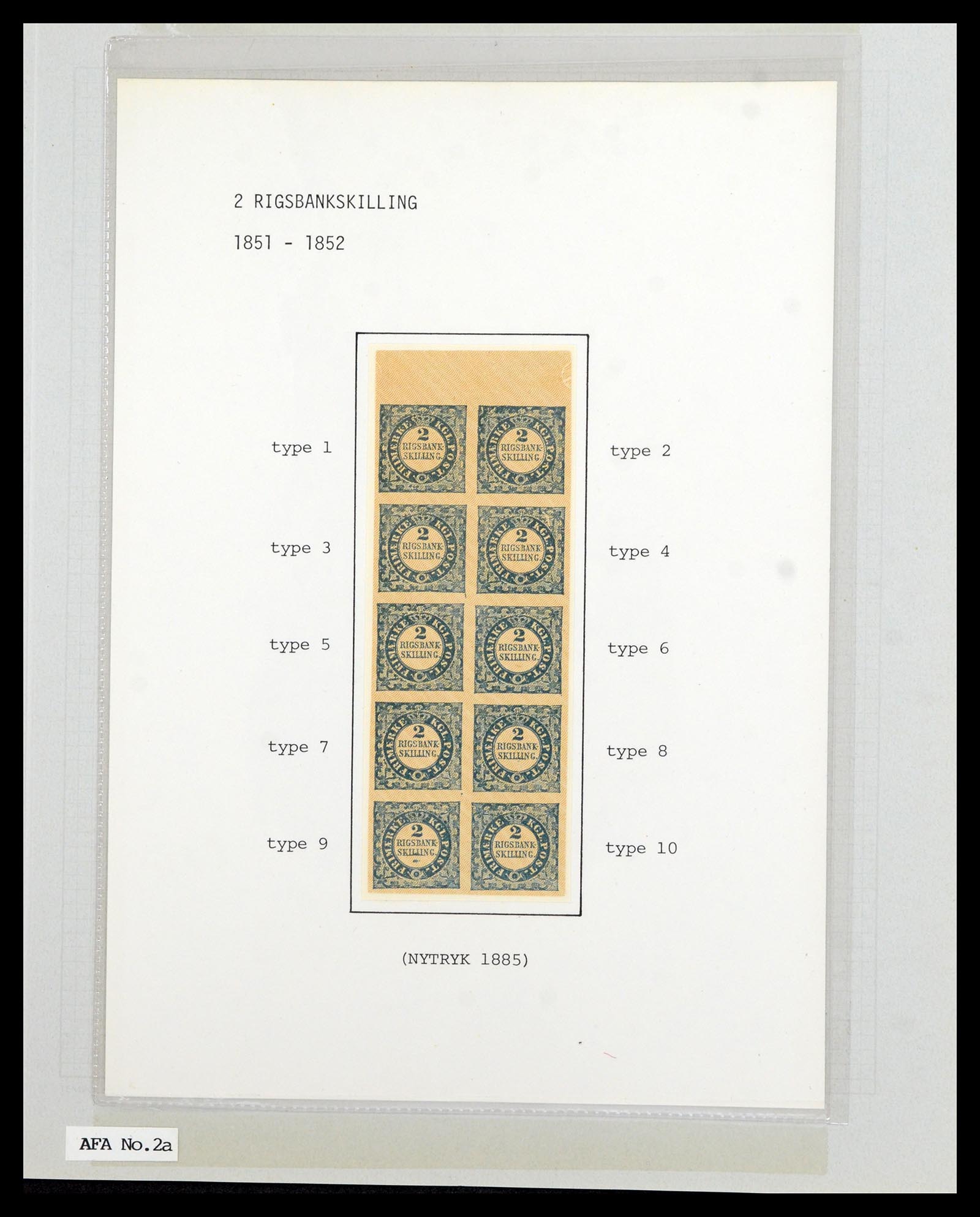 36780 024 - Postzegelverzameling 36780 Denemarken proeven en essays 1849-1961.