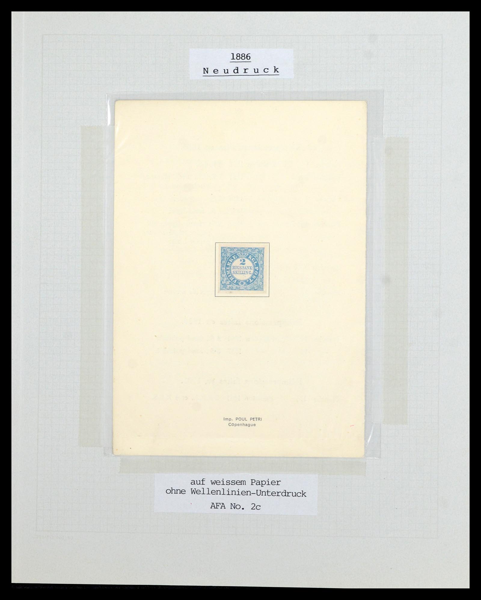 36780 028 - Postzegelverzameling 36780 Denemarken proeven en essays 1849-1961.