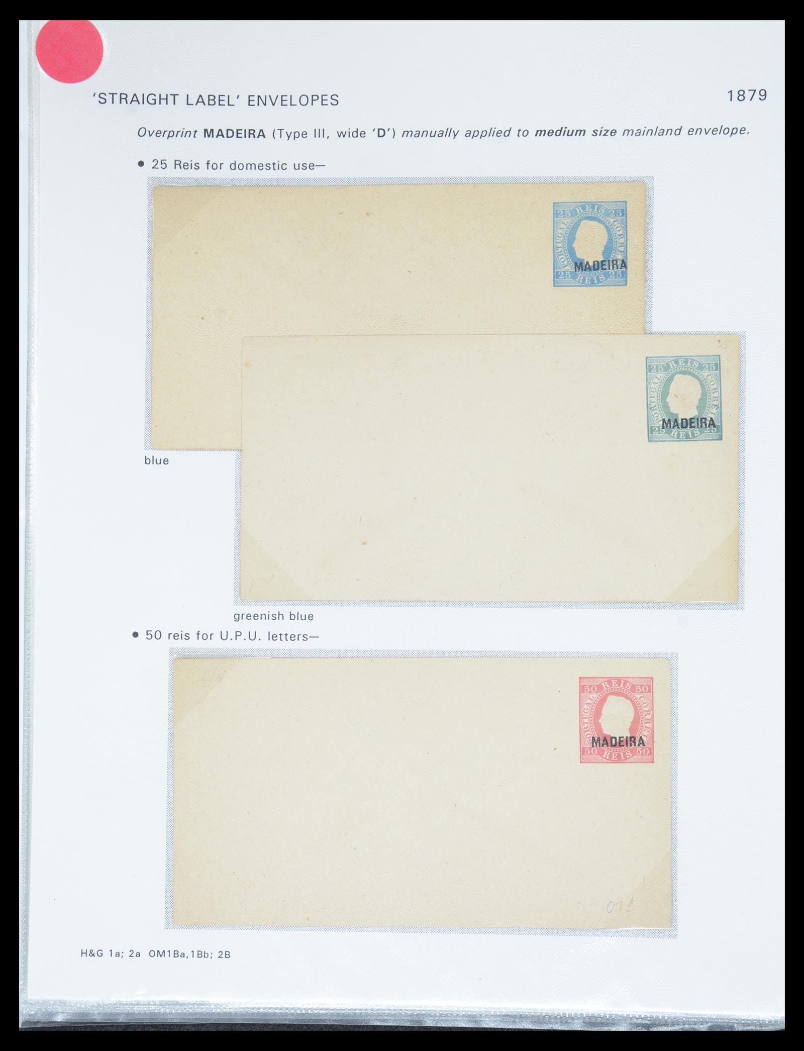 36781 003 - Postzegelverzameling 36781 Madeira postwaardestukken 1879-1948.