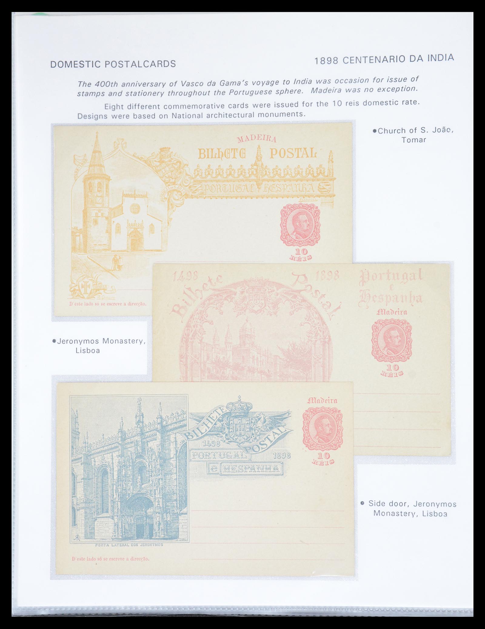 36781 009 - Stamp collection 36781 Madeira postal stationeries 1879-1948.