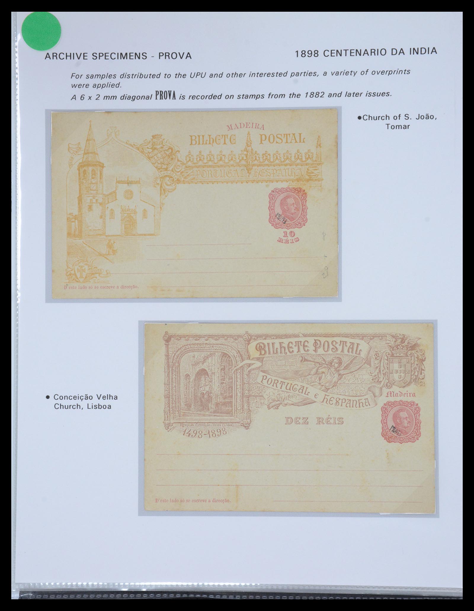 36781 012 - Postzegelverzameling 36781 Madeira postwaardestukken 1879-1948.