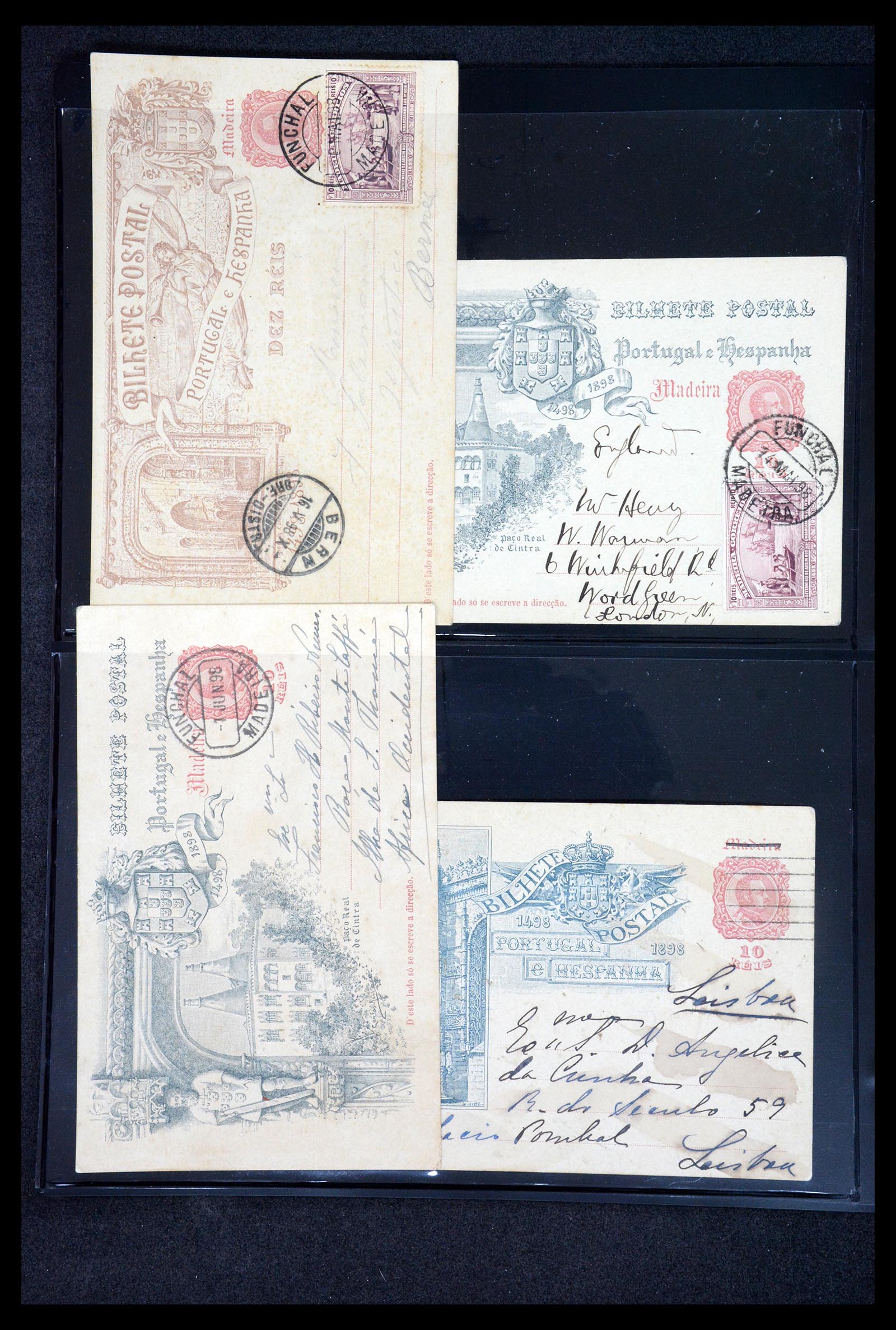 36781 024 - Postzegelverzameling 36781 Madeira postwaardestukken 1879-1948.