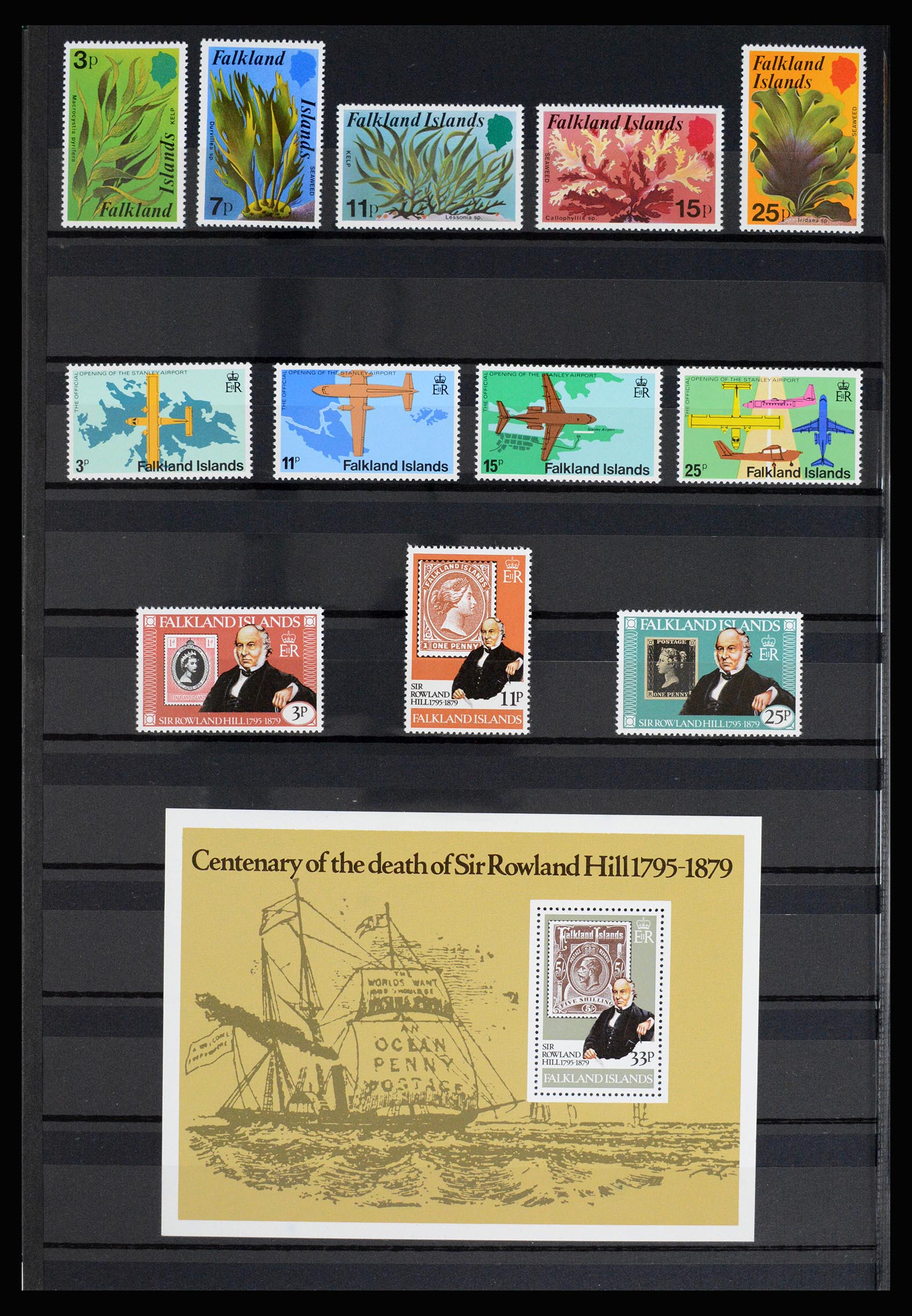 36784 014 - Postzegelverzameling 36784 Falkland Eilanden 1895-1997.