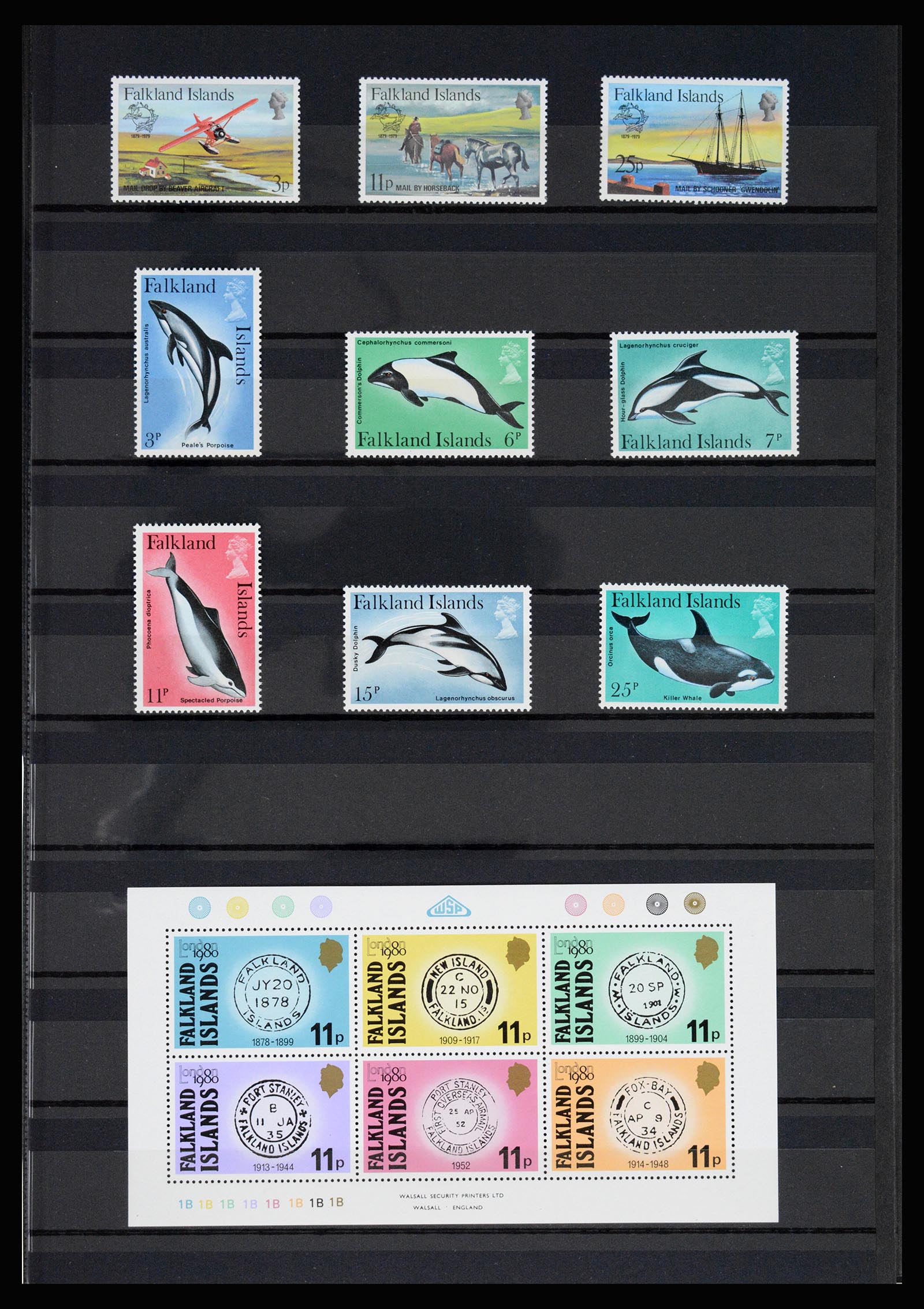 36784 015 - Postzegelverzameling 36784 Falkland Eilanden 1895-1997.